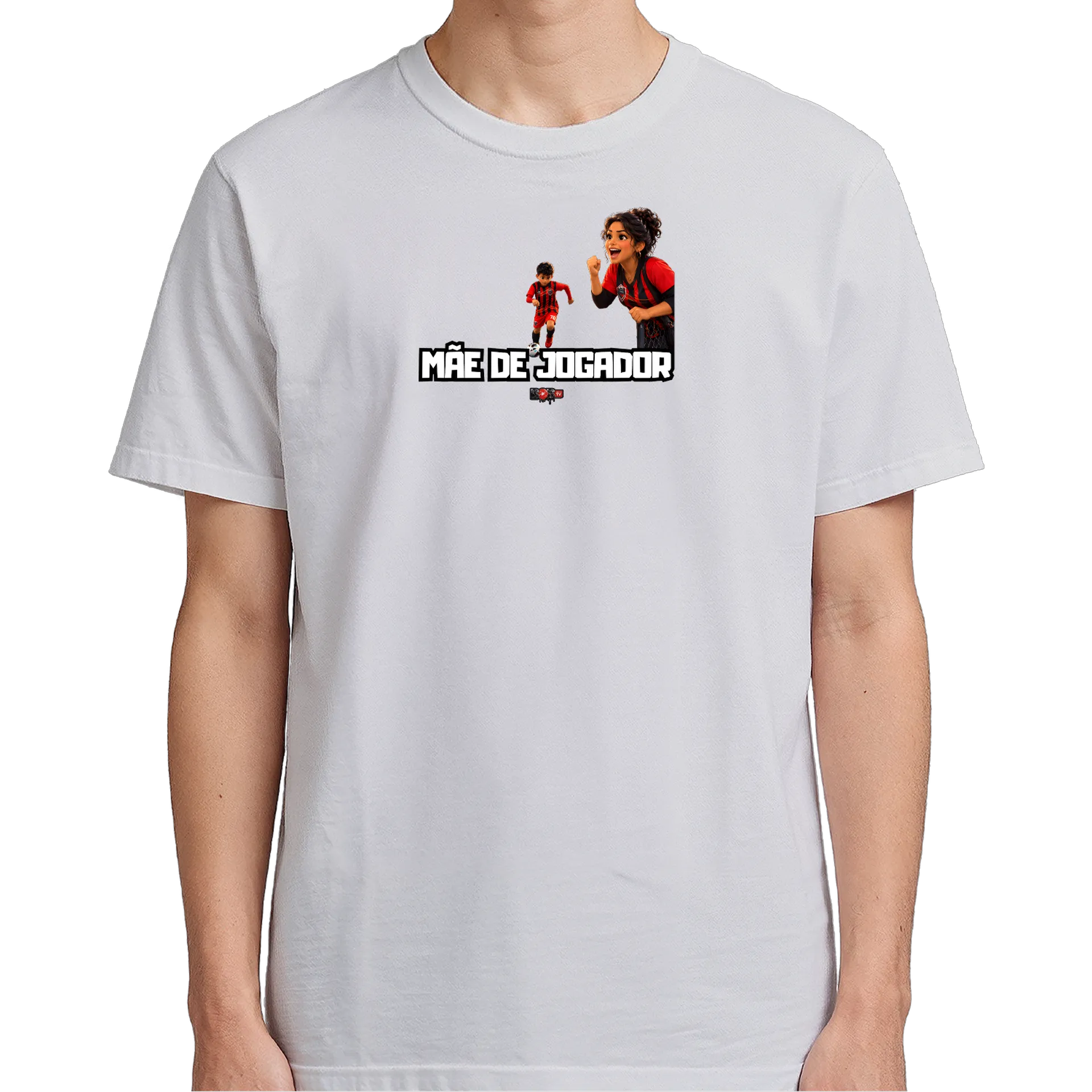 Camiseta Mãe de Jogador Branca - Imagem 4