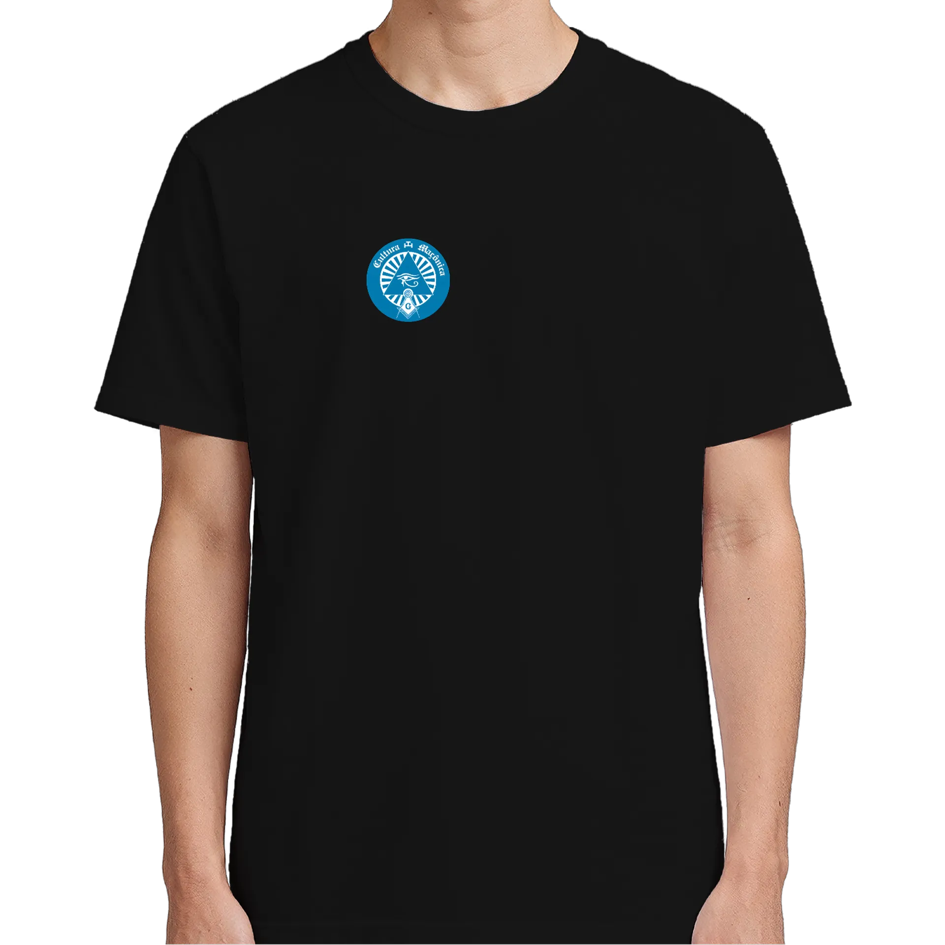Camiseta com logo Cultura Maçônica na cor azul de Cultura Maçônica — imagem 4 de 6