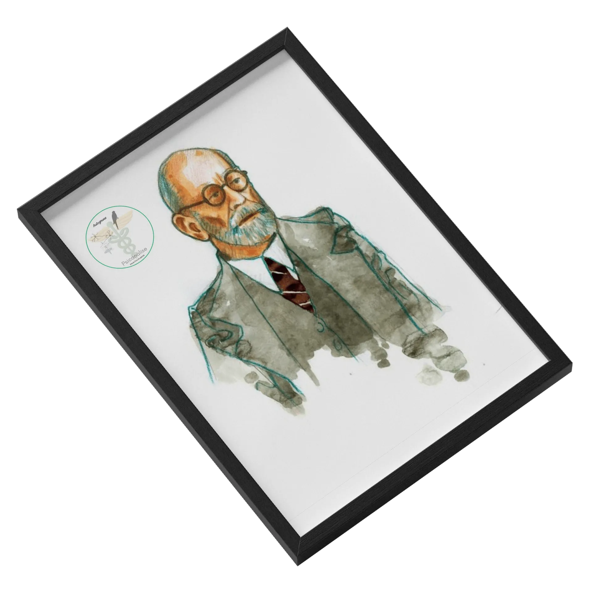 Quadro Retrato Artístico A3 MDF e Vidro - Imagem 2