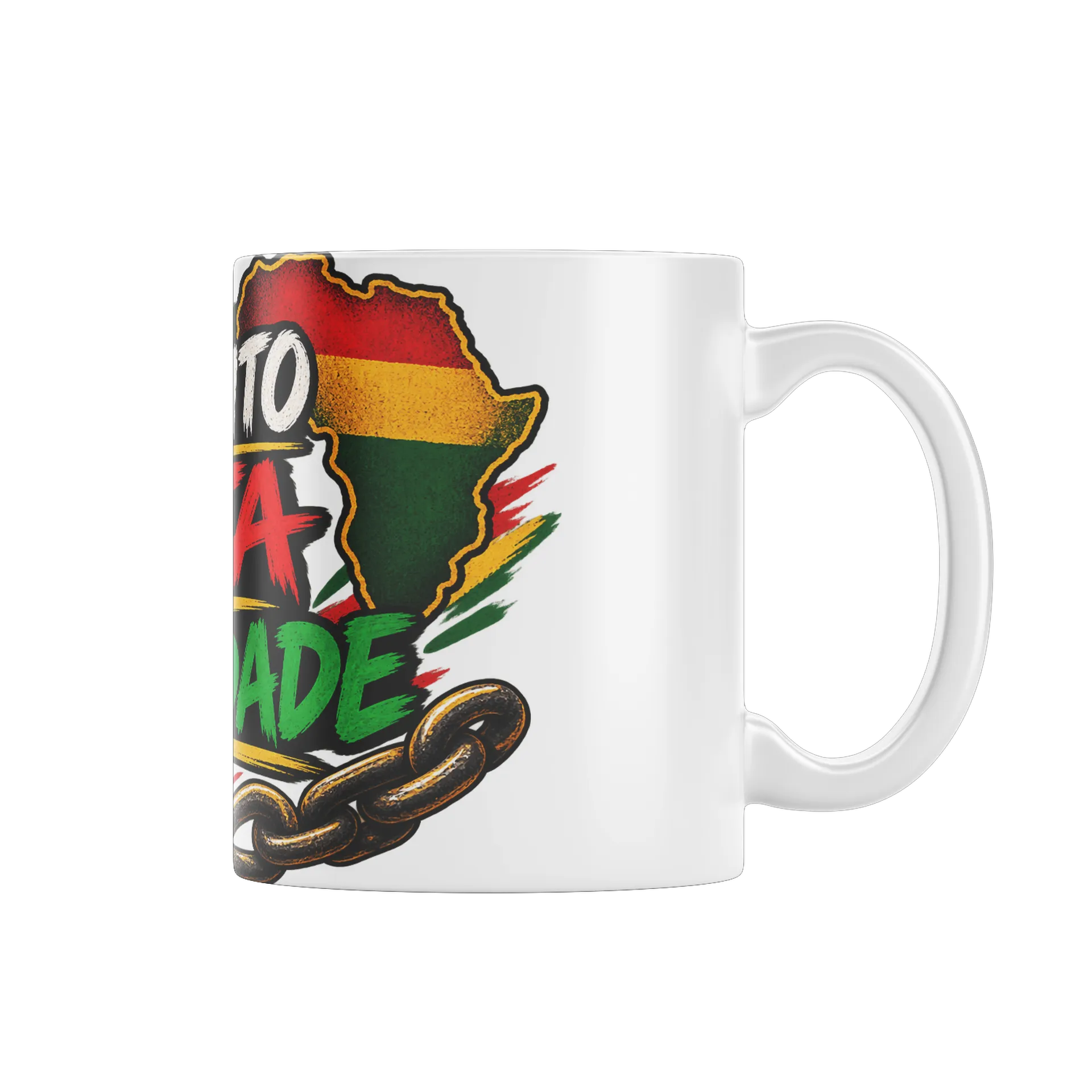 Caneca Estampa Tipográfica Respeito Luta e Igualdade 325ml - Imagem 1