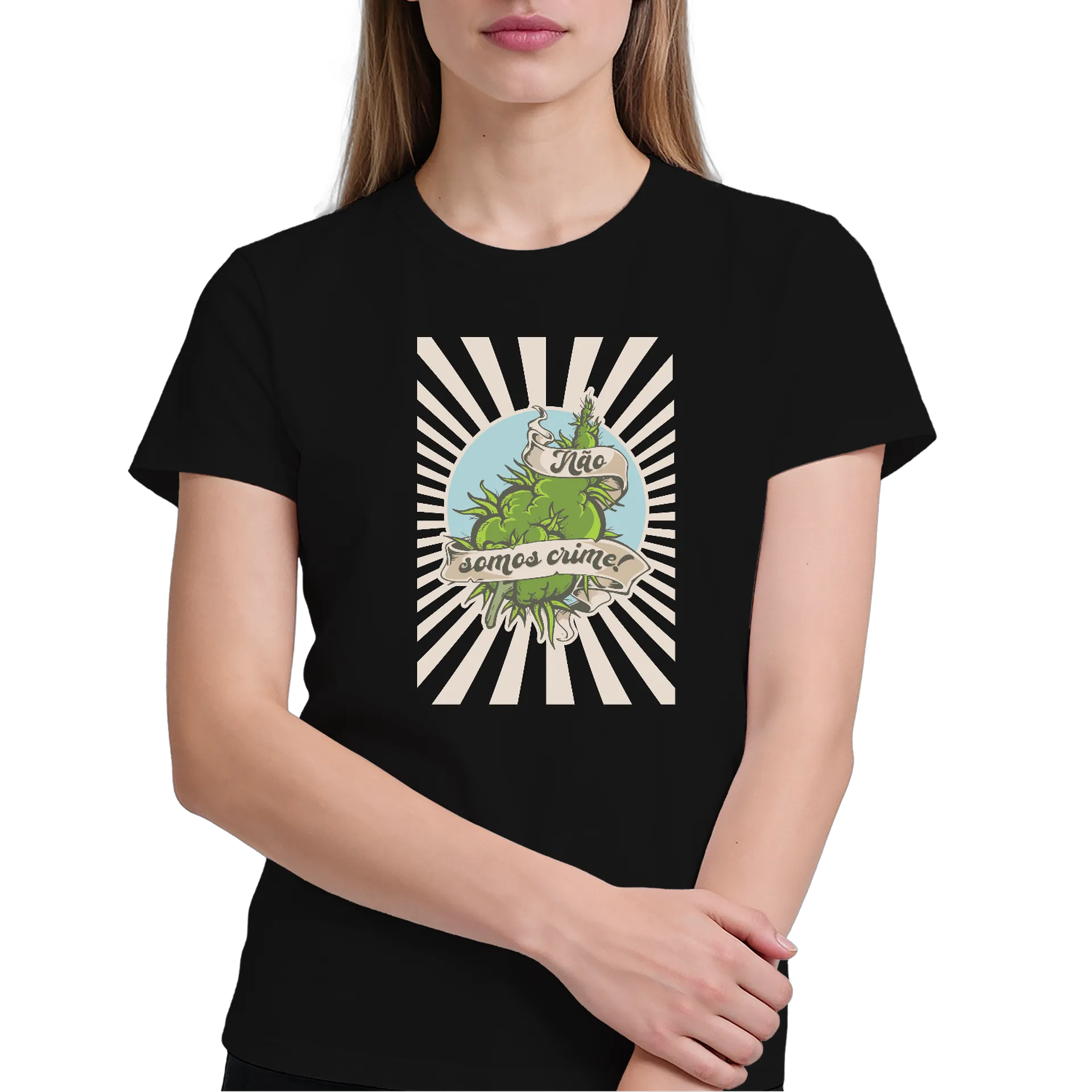 Camiseta Não Somos Crime 100% Algodão - Imagem 4