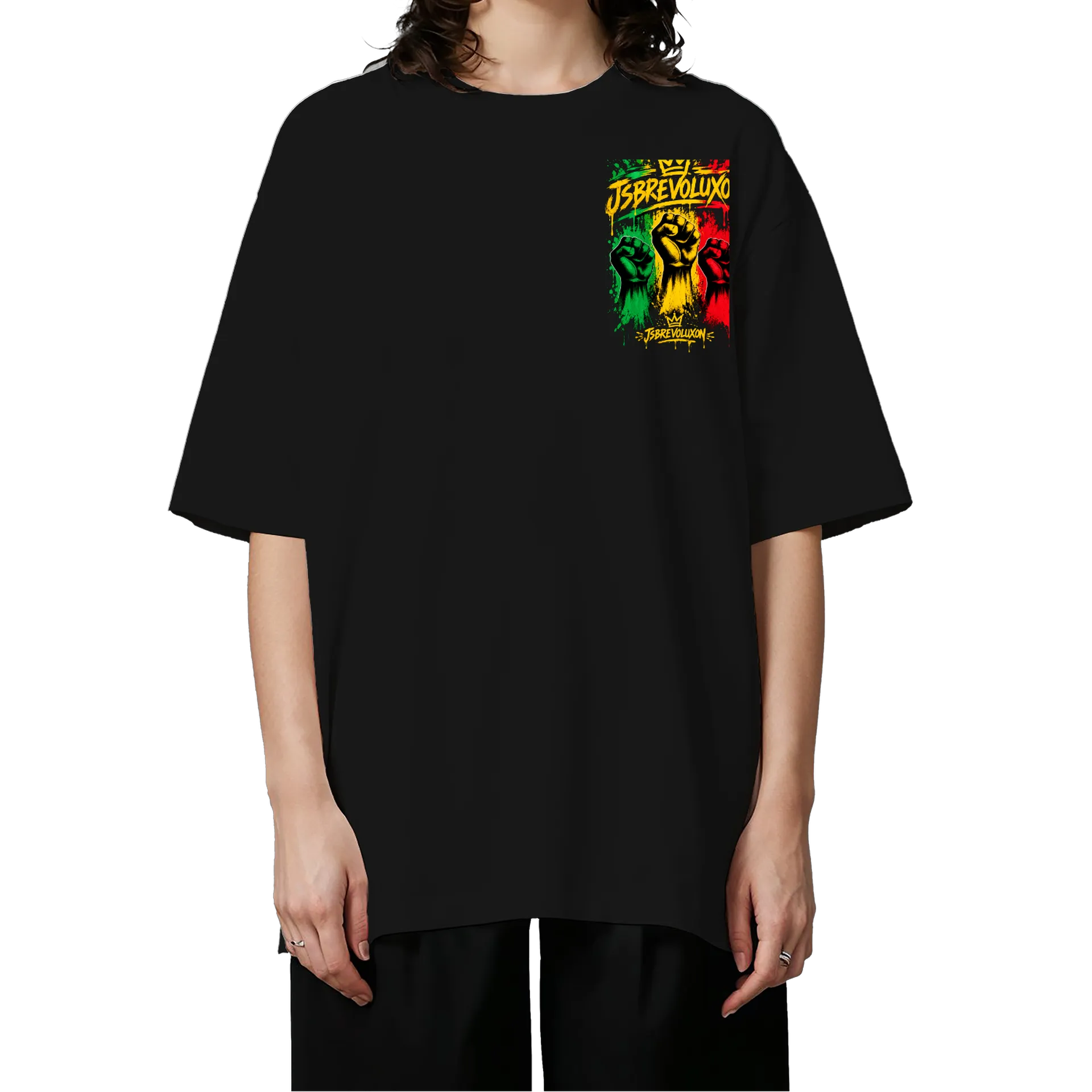 Camiseta jsbrevoluxon Oversized - Imagem 3