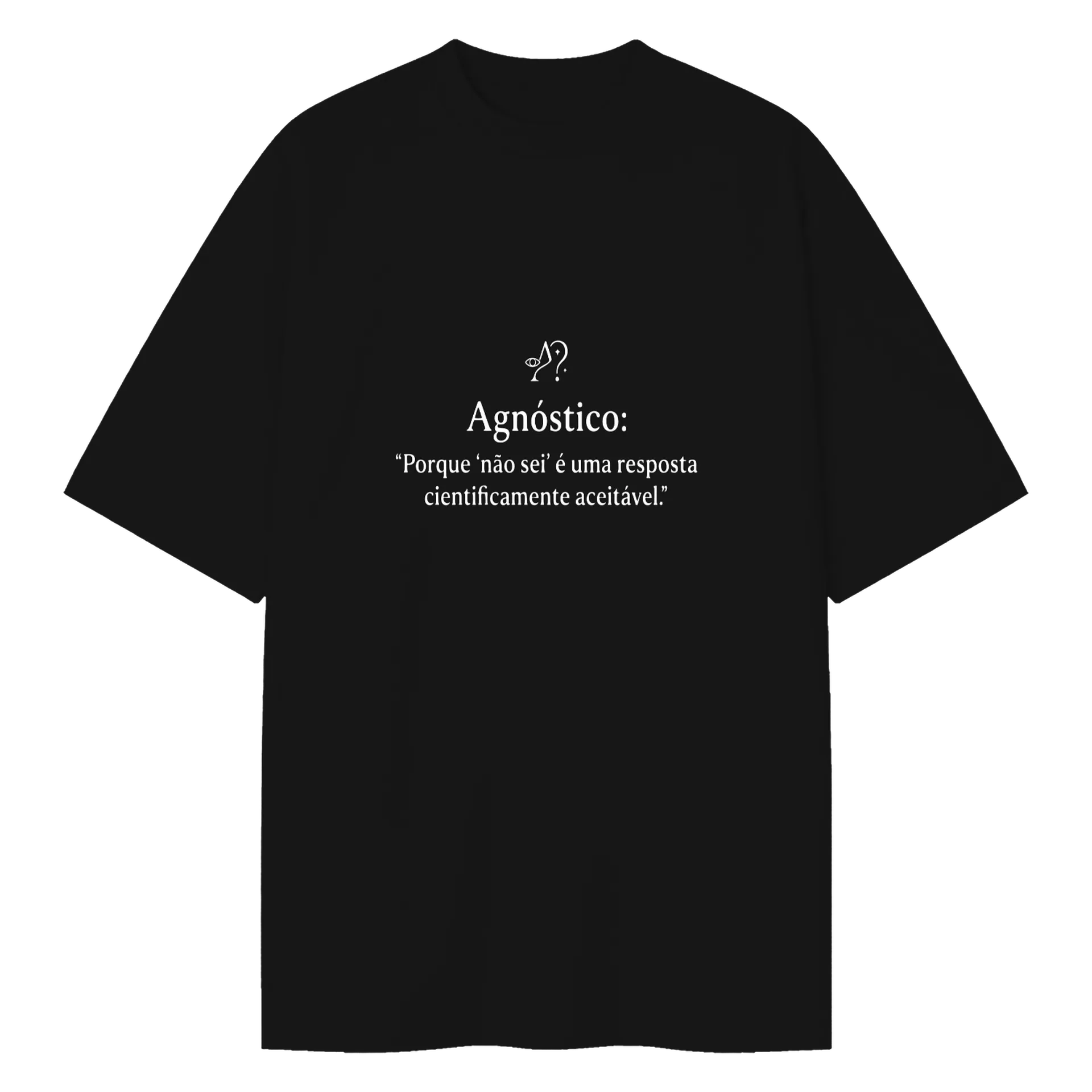 Camiseta Oversized agnostico - Imagem 1
