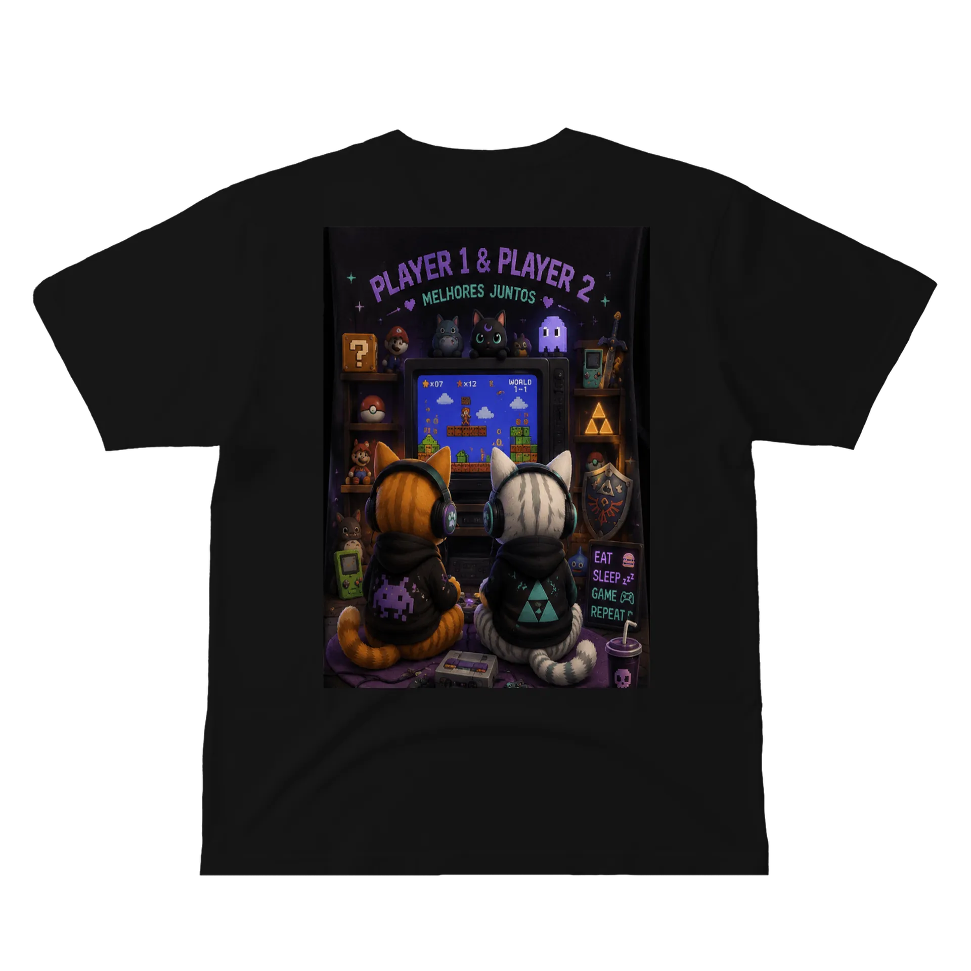 Camiseta Cat's Mario  de eMonaliza94 