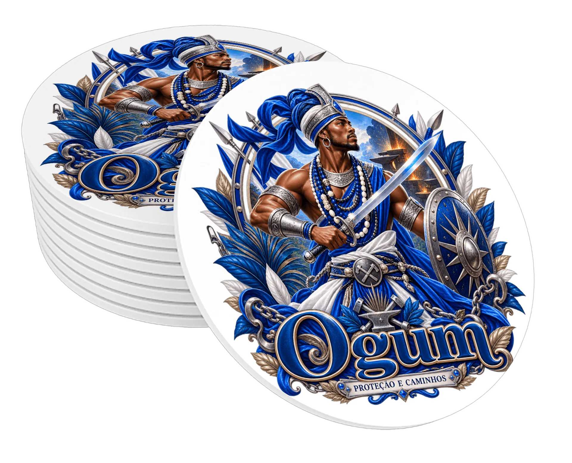 Porta-copo Ogum - Imagem 1