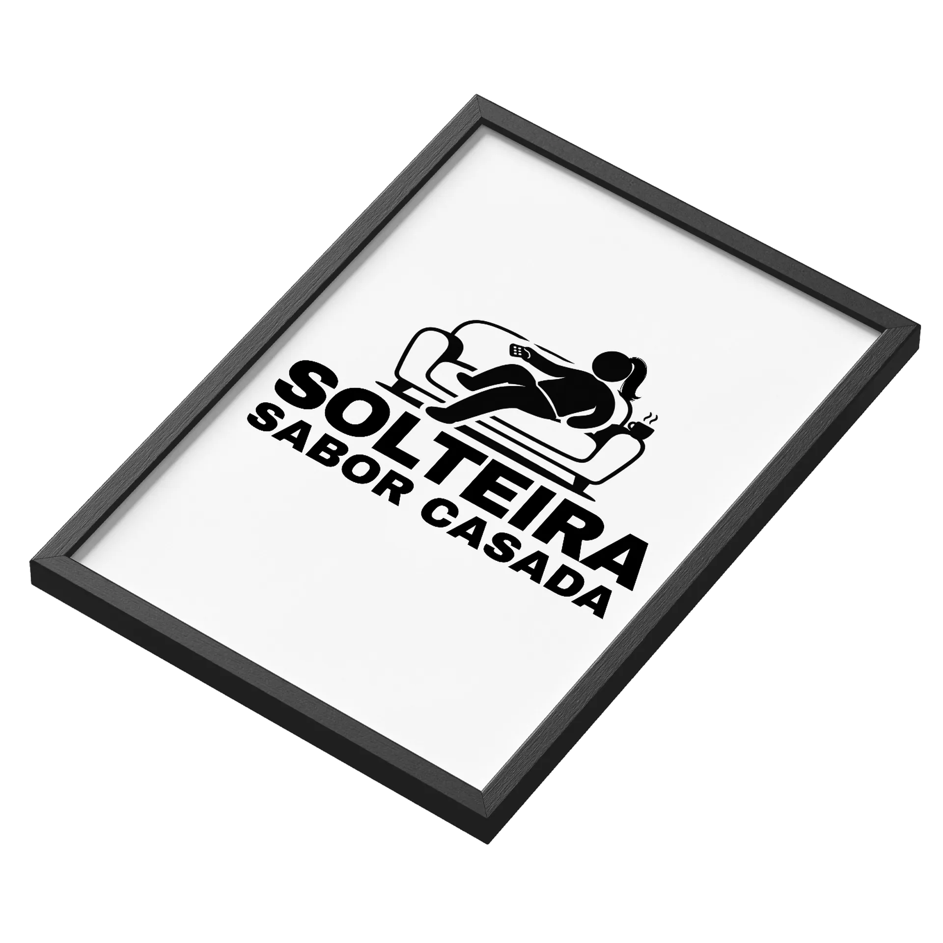 Quadro A3 Solteira Sabor Casada - Imagem 3