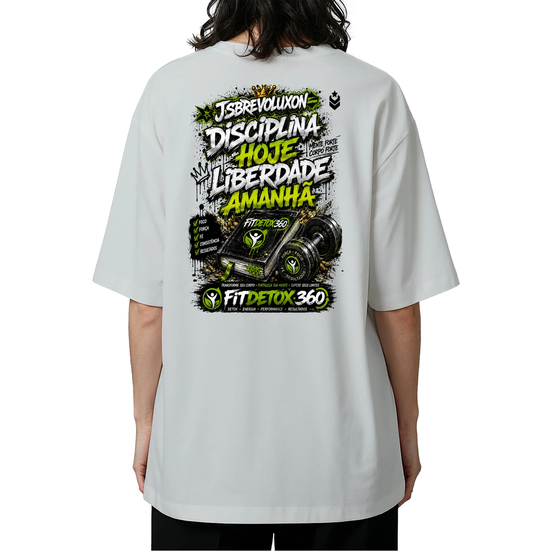 Camiseta Oversized FitDetox360 algodão Premium  - Imagem 5