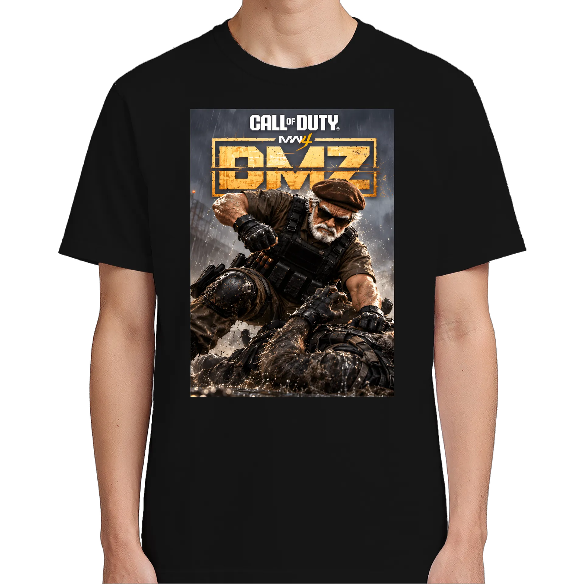 Camiseta Call of Duty MW4 Soldado 100% Algodão - Imagem 4