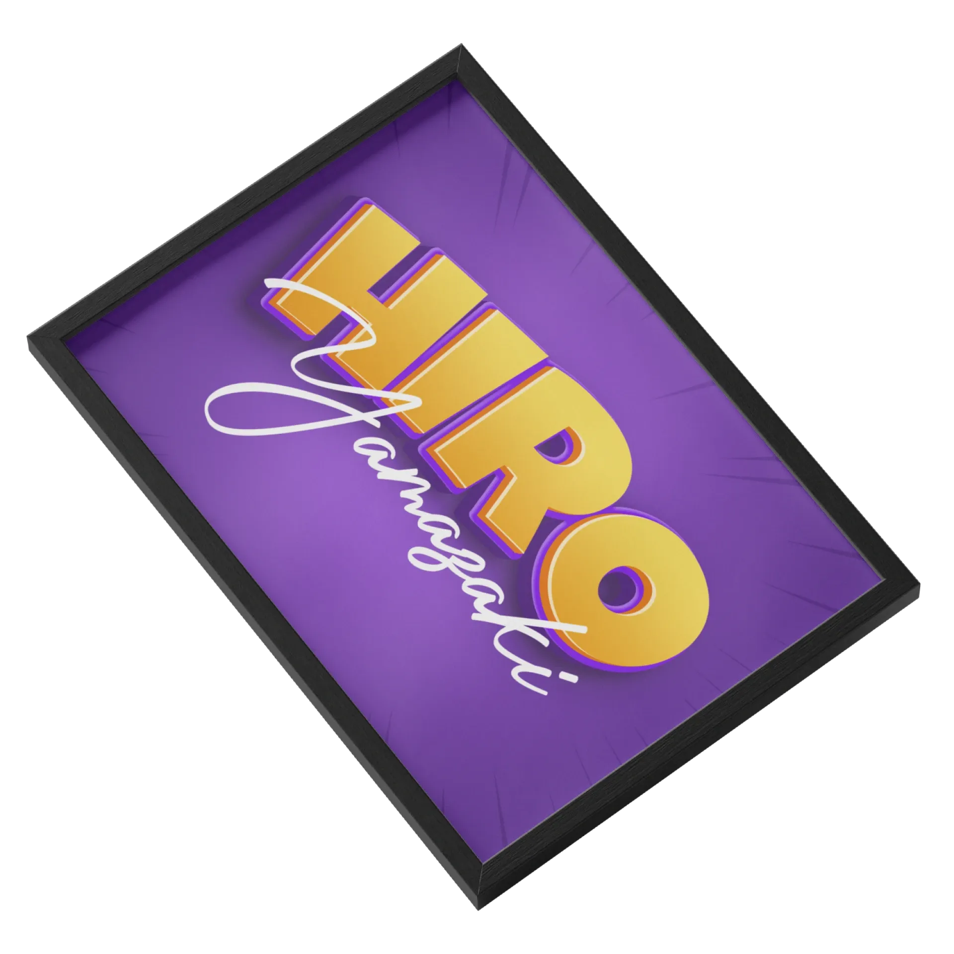 Quadro A3 personalizado de Hiro Yamazaki