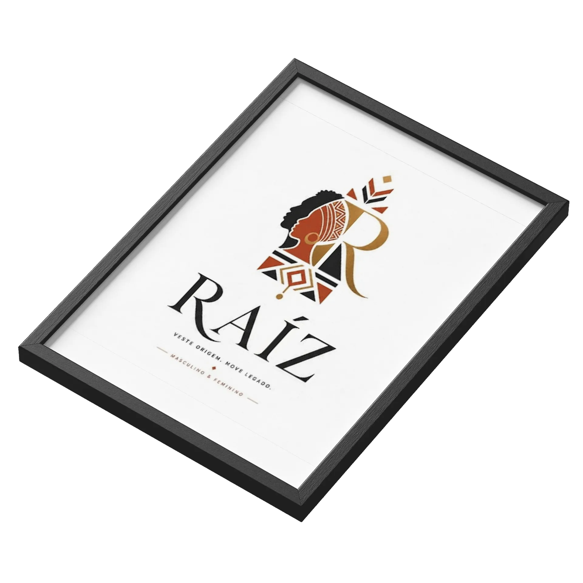 Quadro A3 personalizado Com Vidro de raizvestelegado — imagem 4 de 4