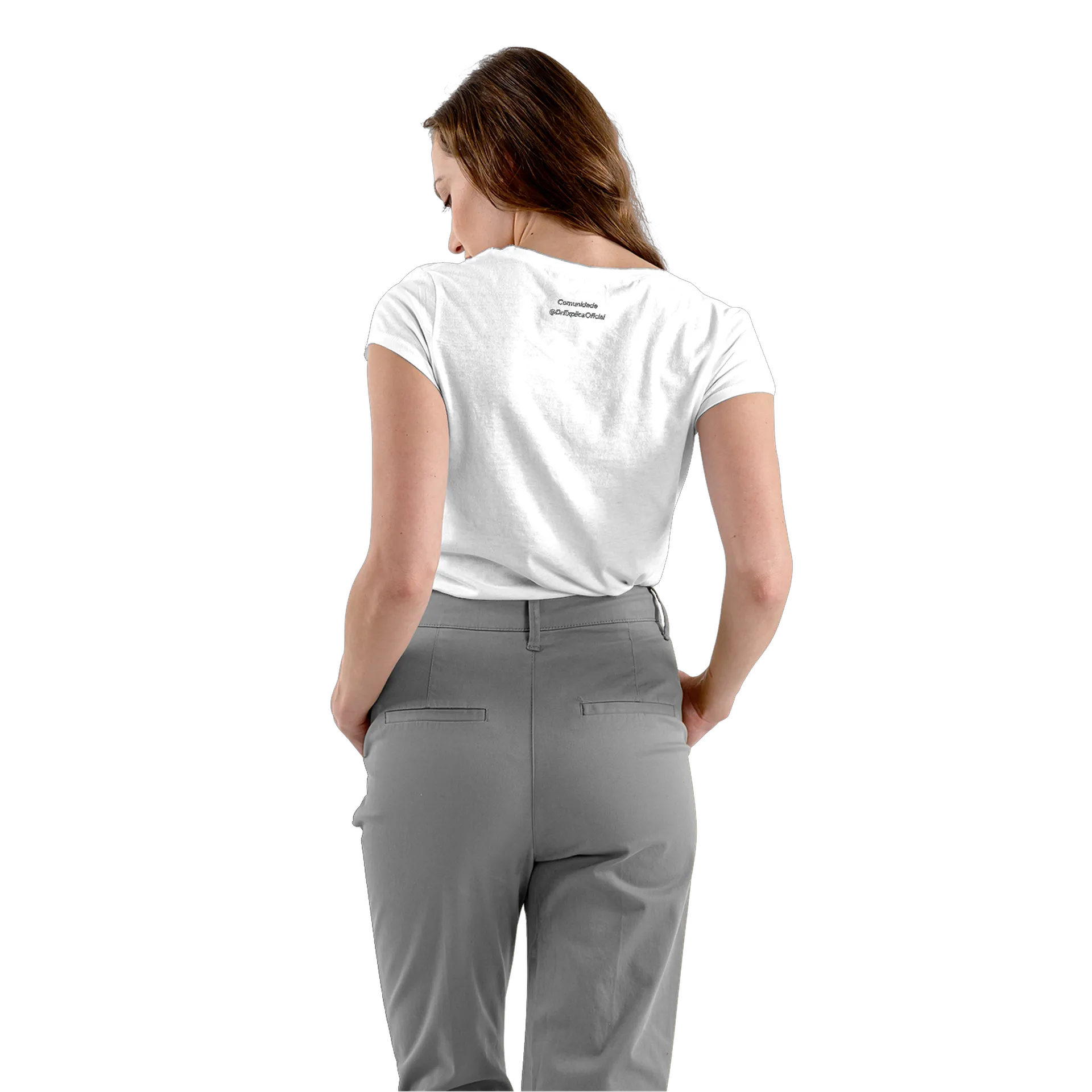 Camiseta Babylook Veja Além 100% Algodão - Imagem 4