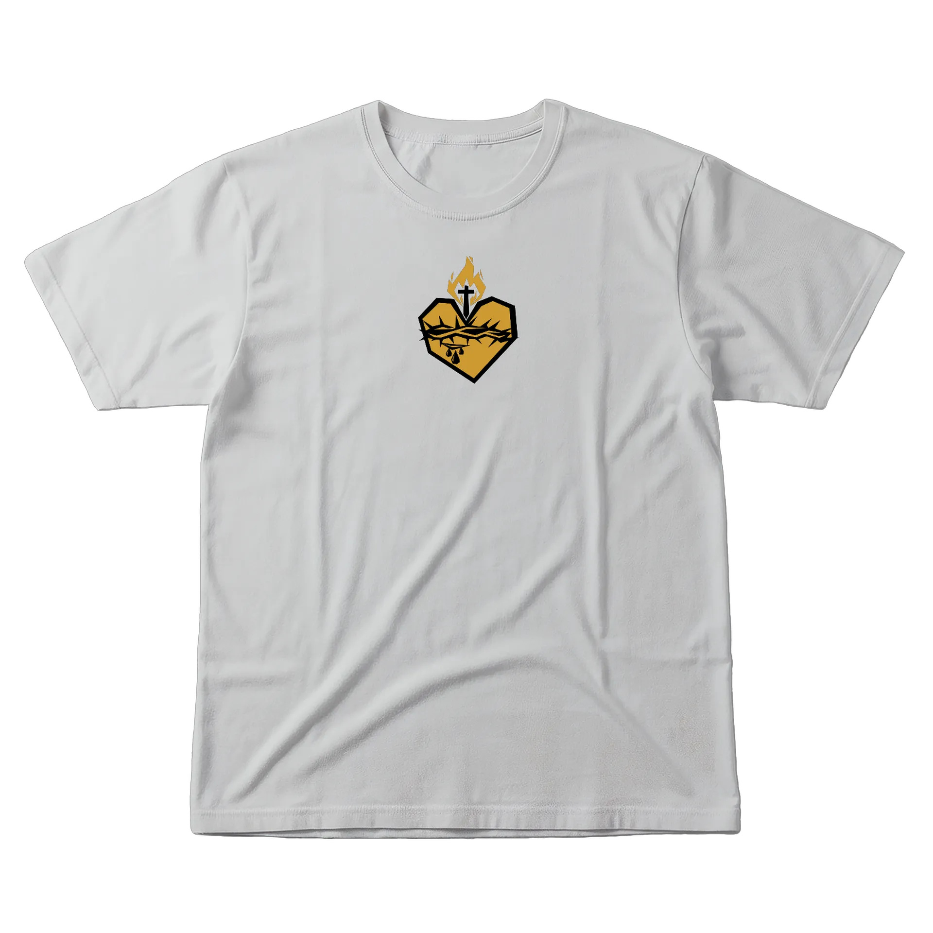 Camiseta - Sagrado Coração de Jesus - Dourado - Imagem 1