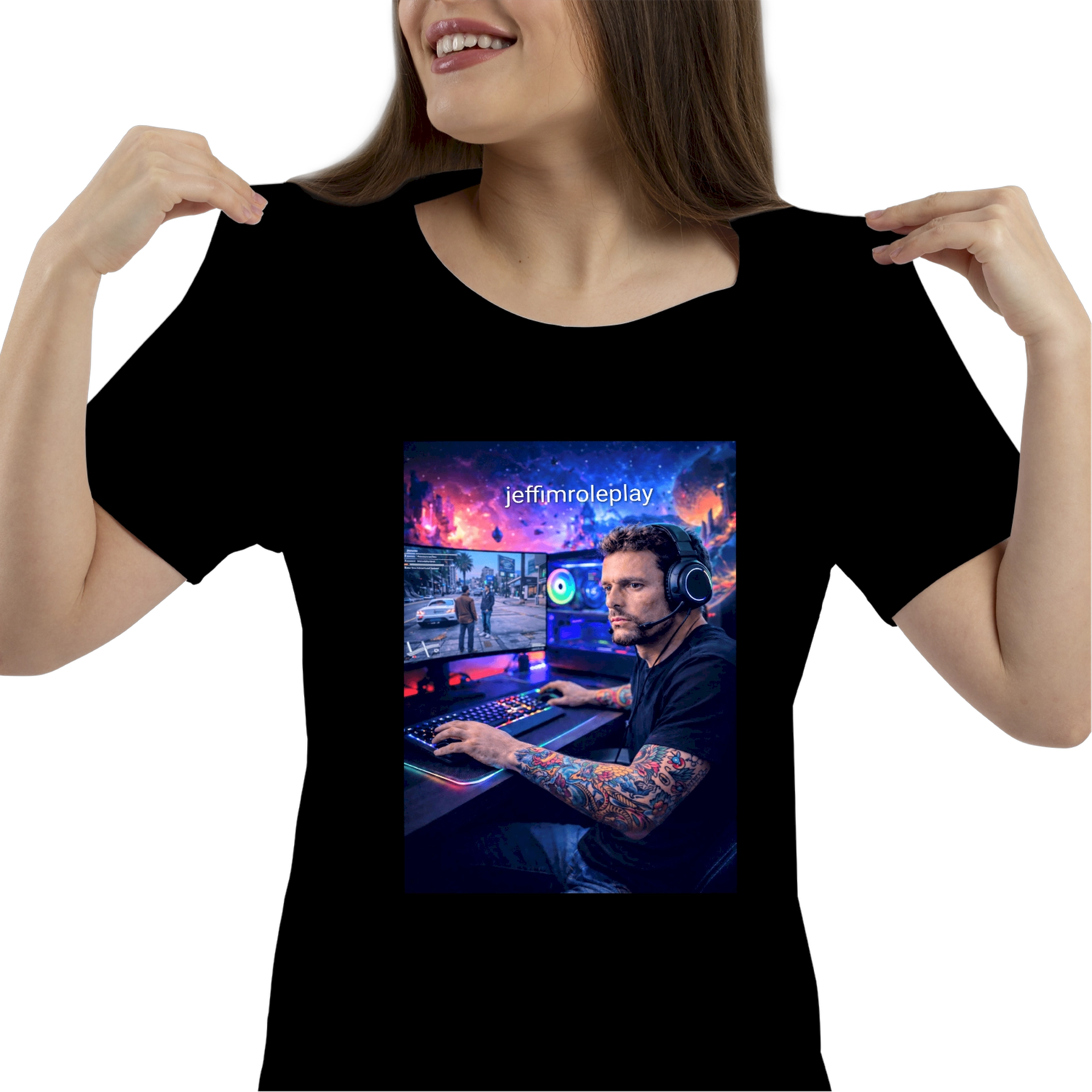 Camiseta Personalizada: Seu Estilo, Sua Marca! de Jeffimroleplay