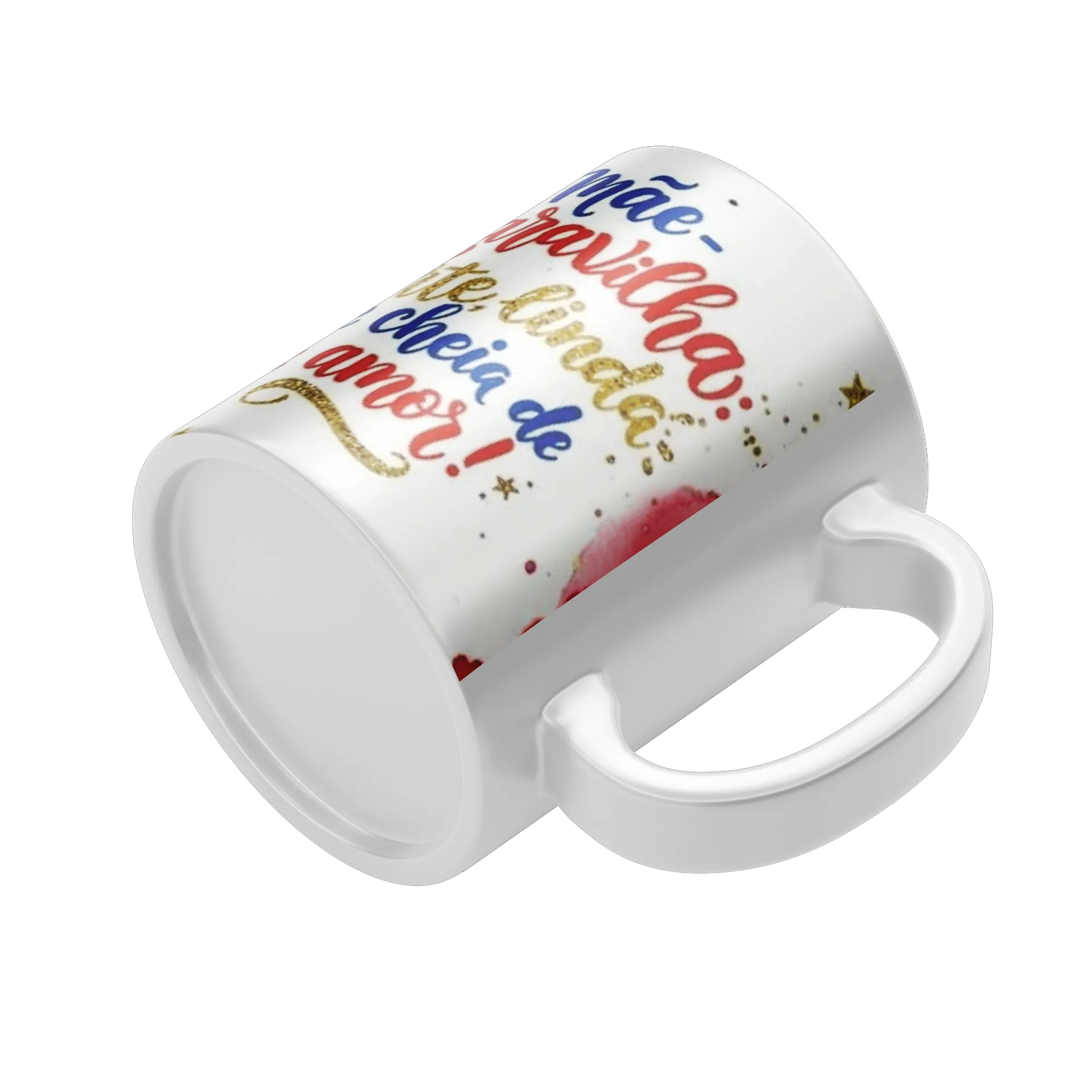 Caneca Porcelana Mãe Maravilha 325ml - Imagem 4