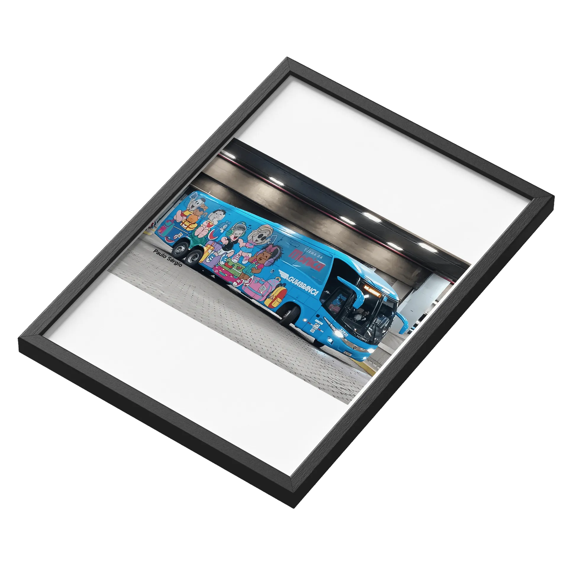 Quadro Turma da Mônica MDF e Vidro A3 - Imagem 3