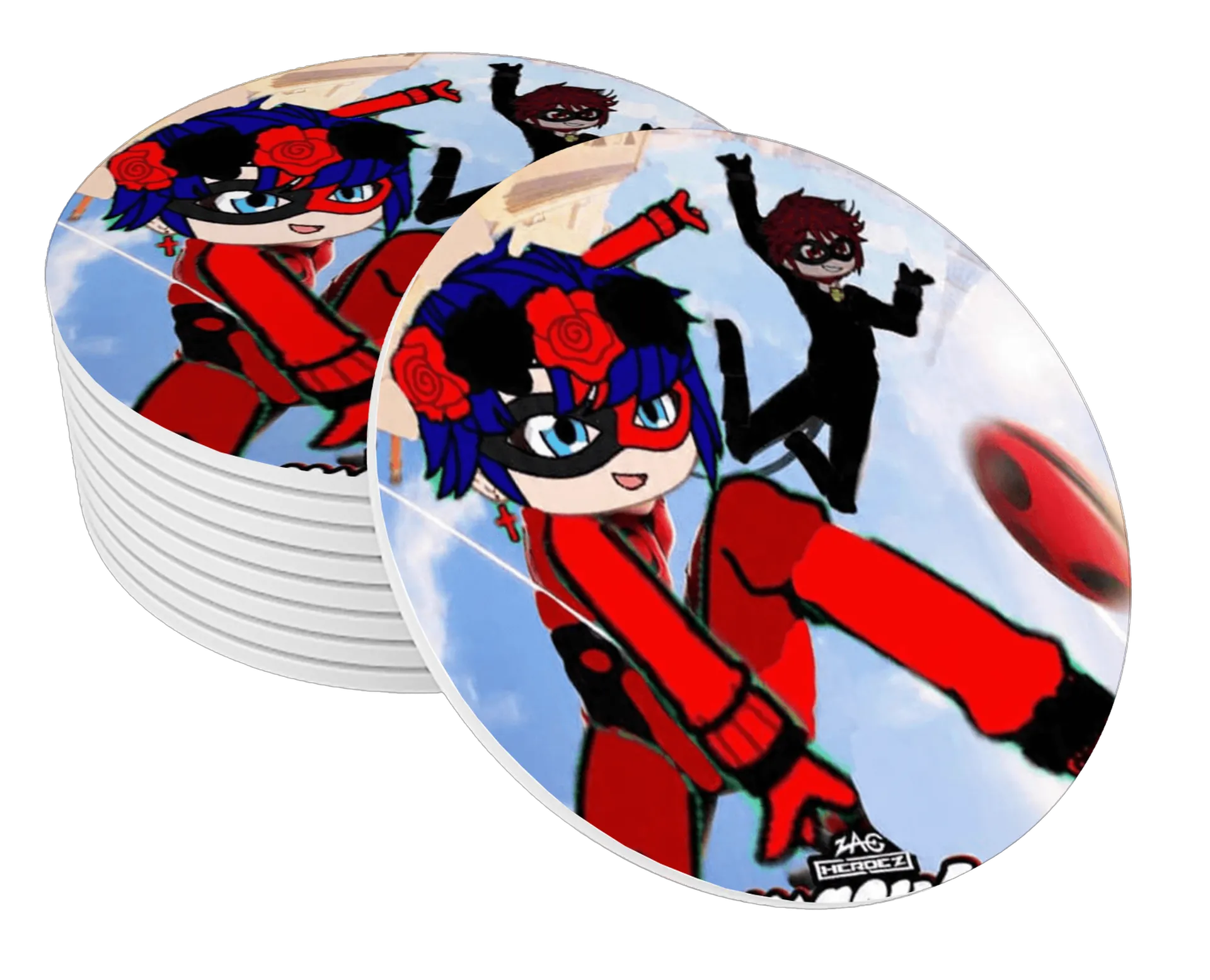 Porta-copos de miraculous a luta - Imagem 1