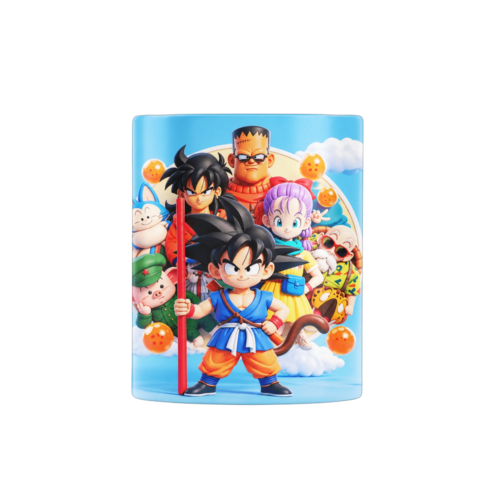 Caneca Dragon Ball Personagens Estilo Cartoon 325ml - Imagem 2