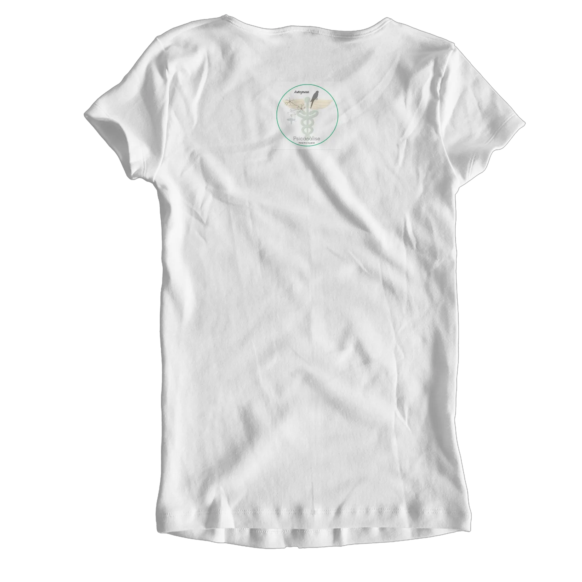Camiseta Babylook Estampa Psicologia 100% Algodão - Imagem 2