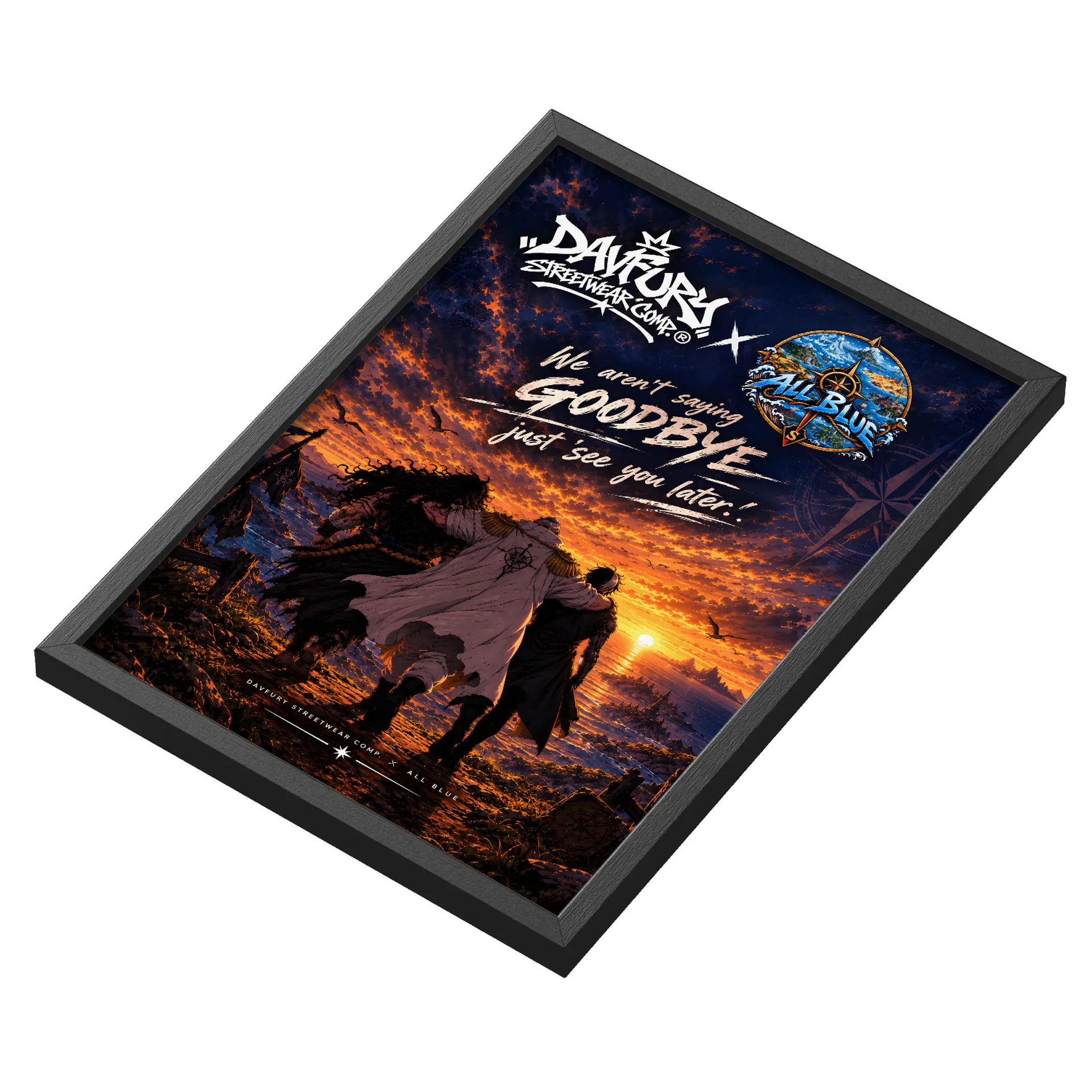 Quadro colab. Davfury Streetwear Comp. ® X RPG All Blue - Imagem 3