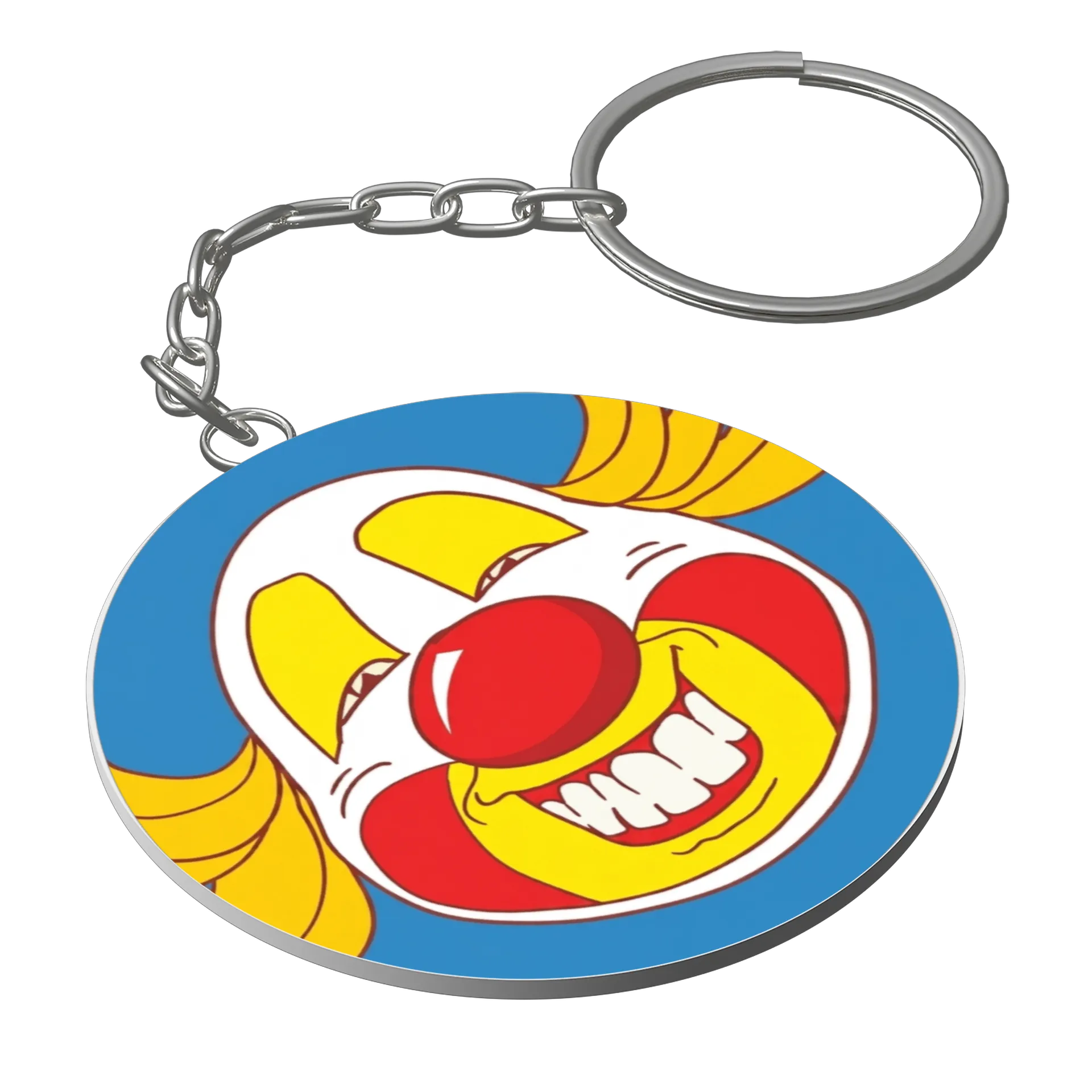 Chaveiro MDF Siga Sempre Sorrindo 5x5cm - Imagem 1