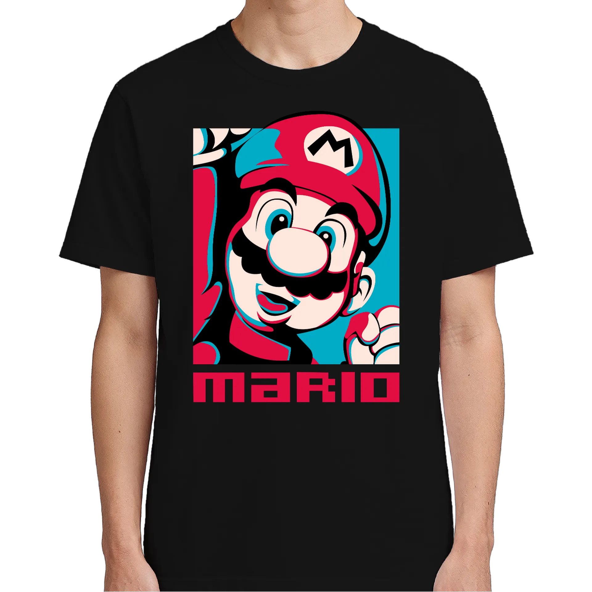 Camiseta Mario Estampa Colorida 100% Algodão - Imagem 5