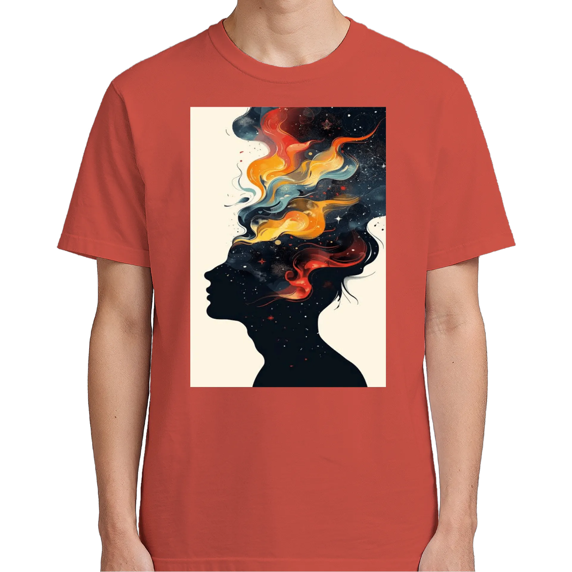 Camiseta Silhueta Colorida 100% Algodão - Imagem 5