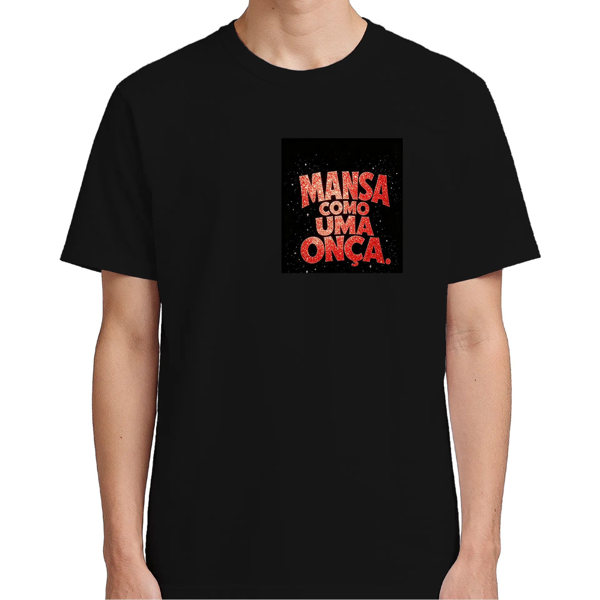 Camiseta Mansa Como Uma Onça 100% Algodão - Imagem 5
