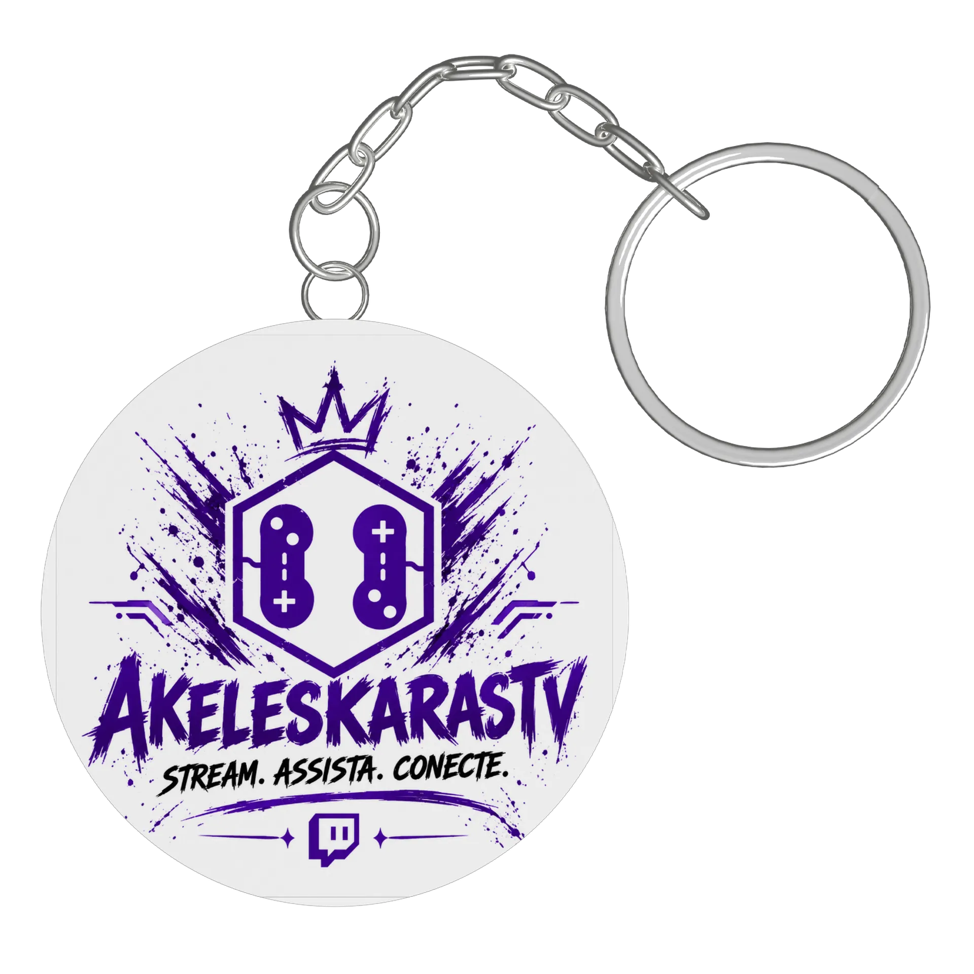 Chaveiro personalizado de akeleskarastv — imagem 2 de 3