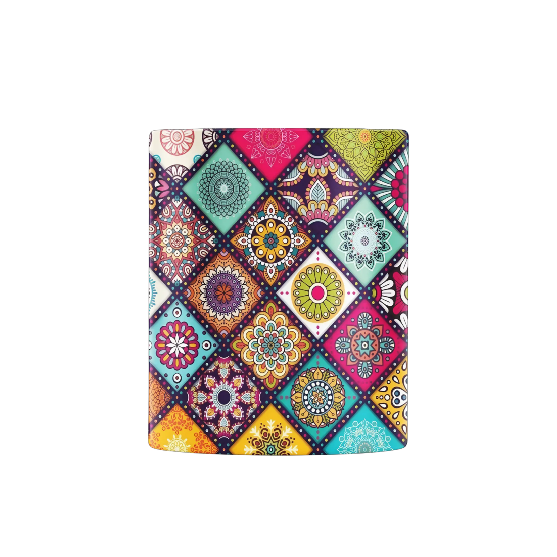 Caneca Estampa Mandalas Coloridas 325ml - Imagem 2