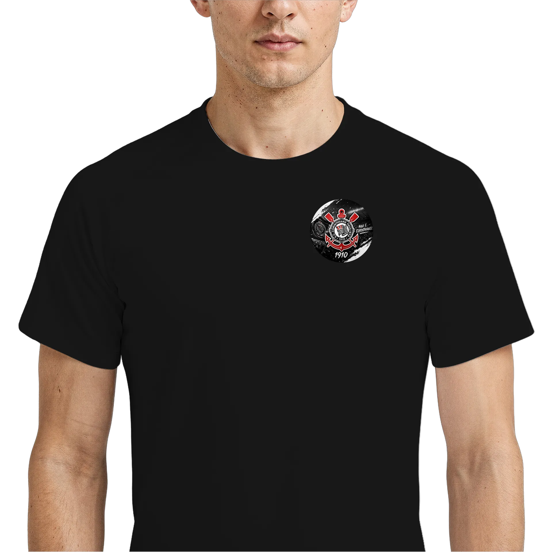 Camiseta Dry Fit Estampa Corinthians Dragon Ball 100% - Imagem 4