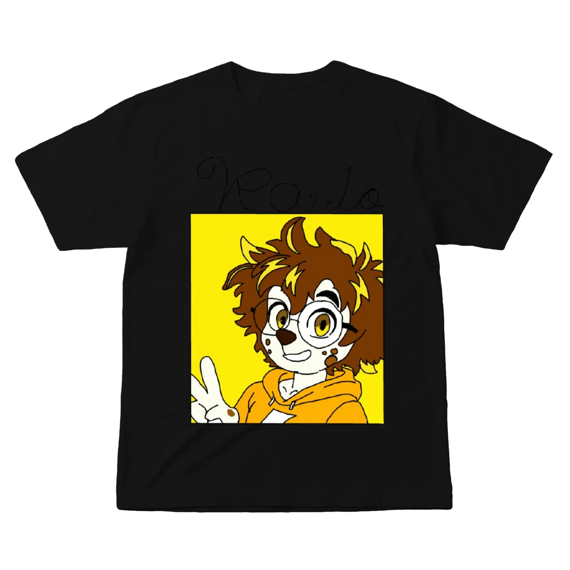 Camiseta Raio personagem - Branca & Preta de Mundo Raio Shop — imagem 1 de 6