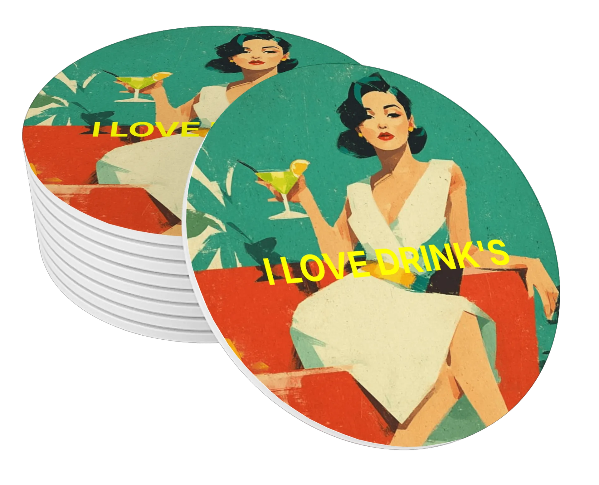 Porta-copos personalizado Vintage - Imagem 1