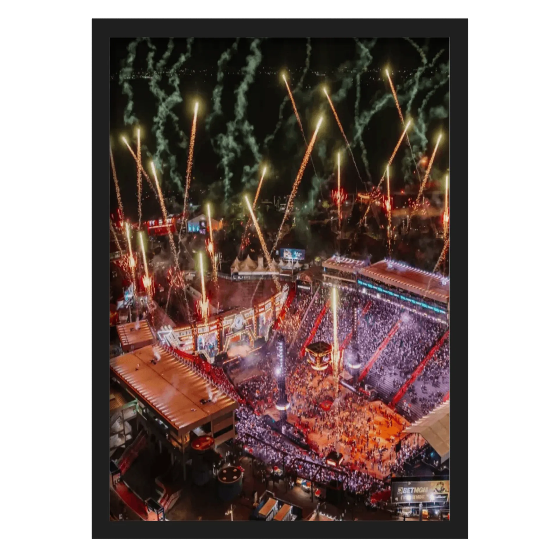 Quadro A3 personalizado Com Vidro - A Festa de Barretos 2 de Robson — imagem 1 de 3