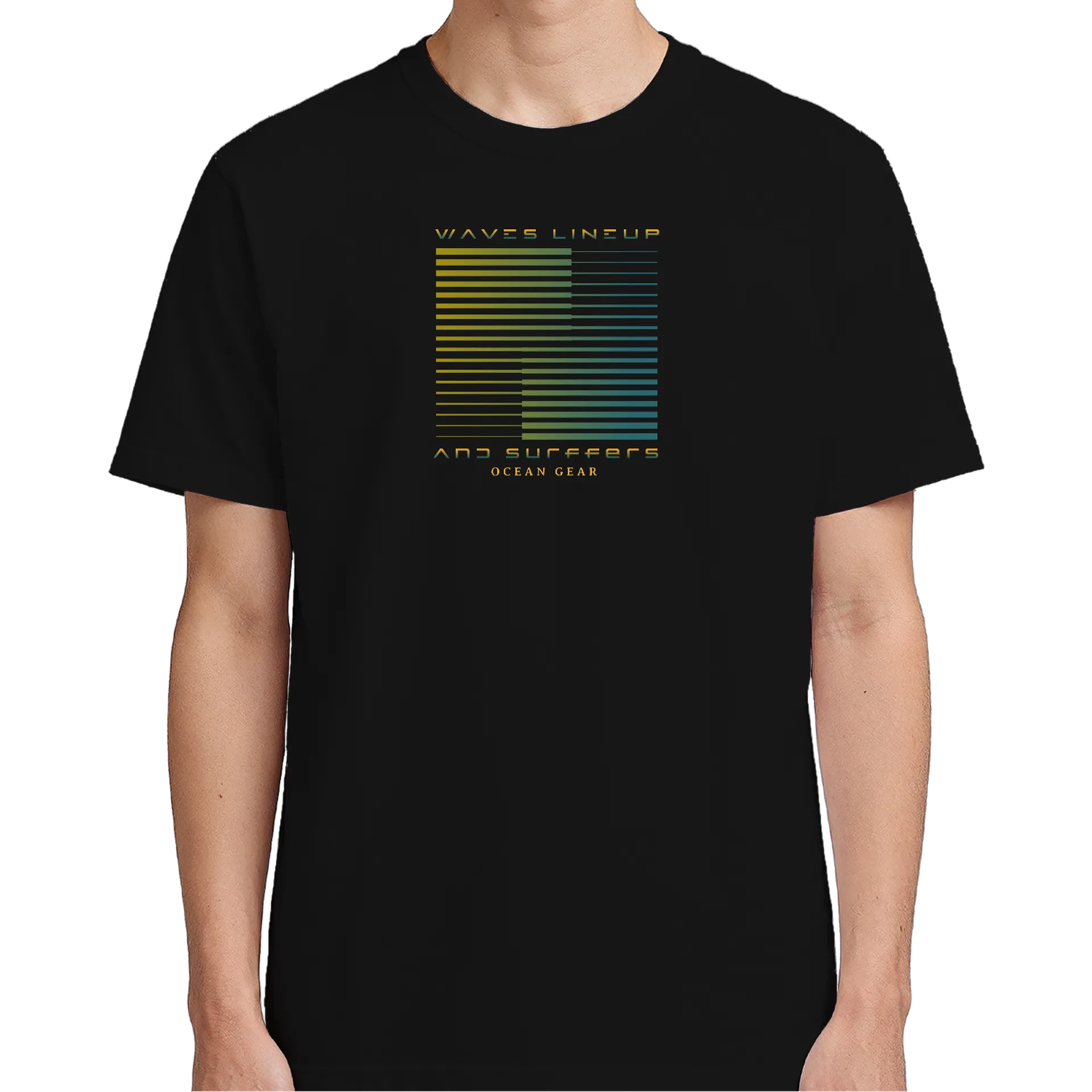 Camiseta Estampa Tipográfica Waves Lineup - Imagem 4