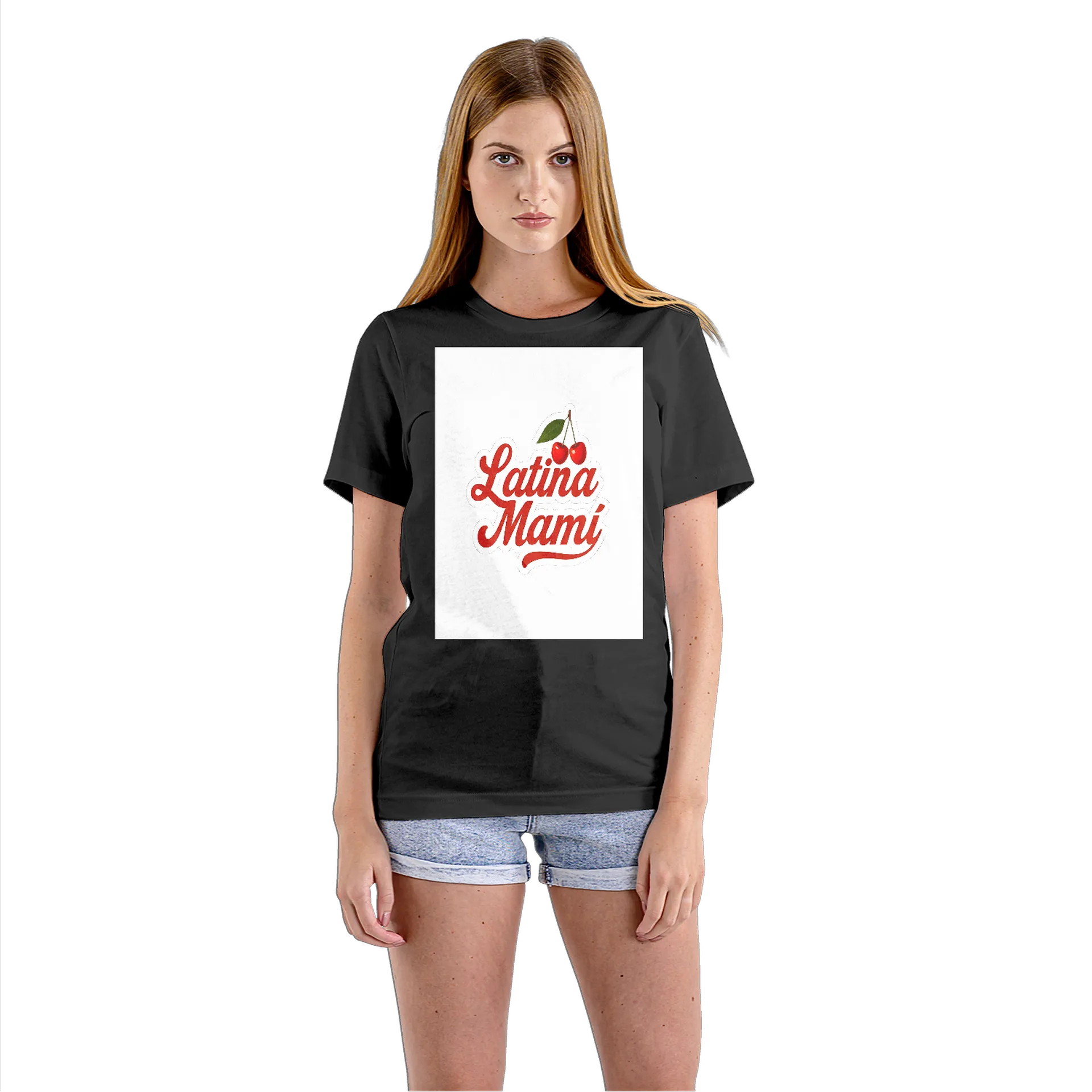 Camiseta Babylook Estampa Tipográfica Latina Mani Cerejas - Imagem 3