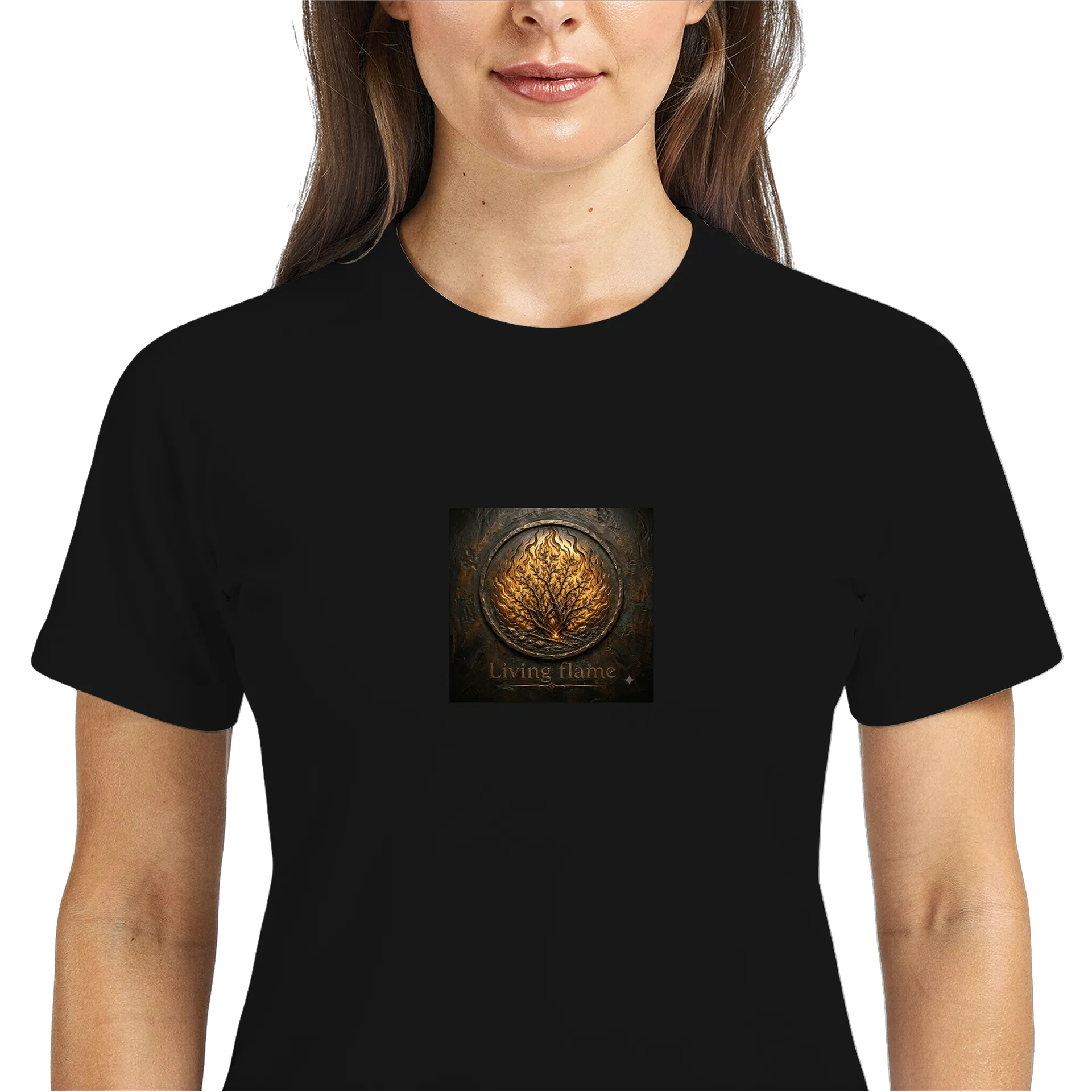 Camiseta Dry Fit Versão Flame Tree Estampa Ilustrada de Magno — imagem 3 de 6