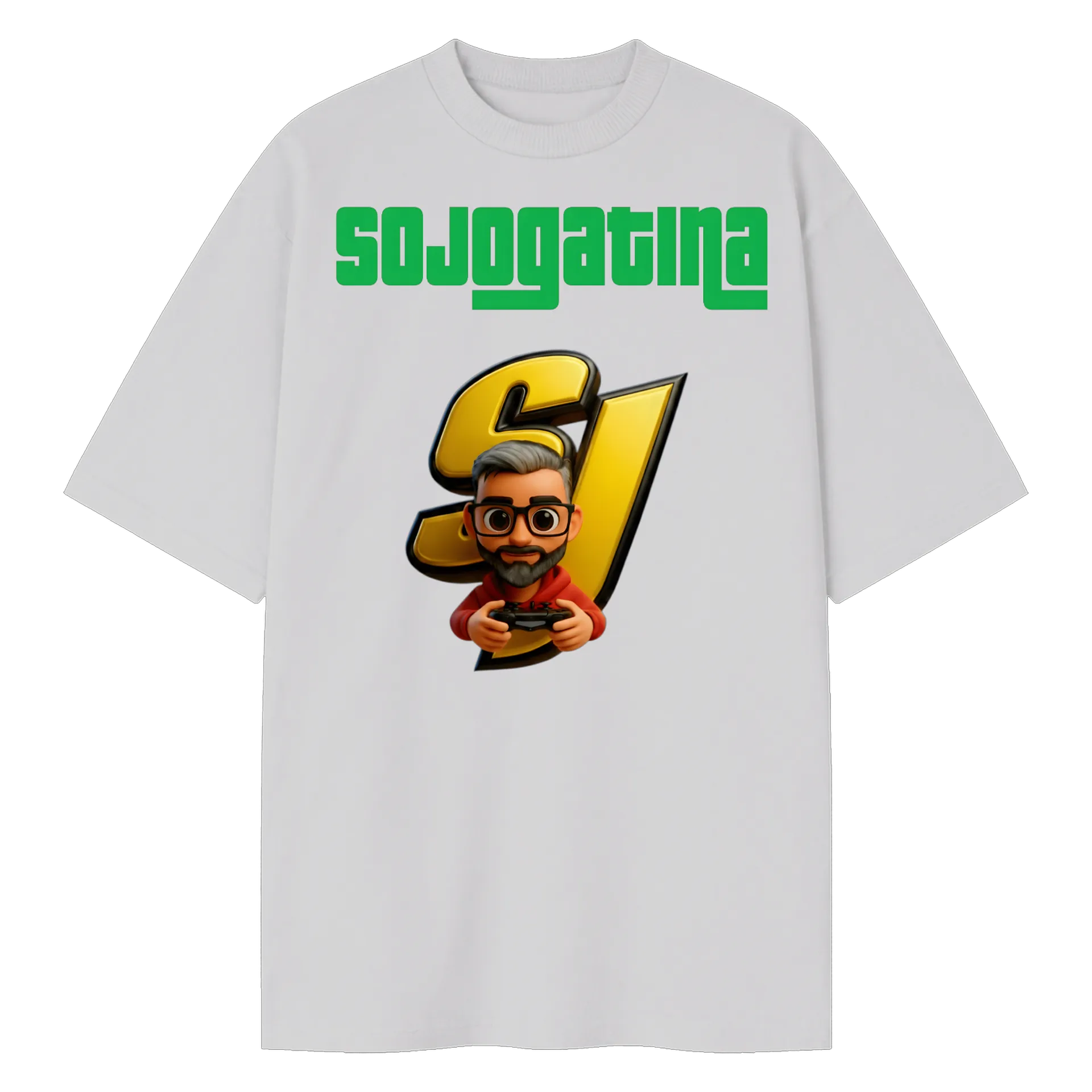 Camiseta Oversized de SoJogatina  — imagem 1 de 6