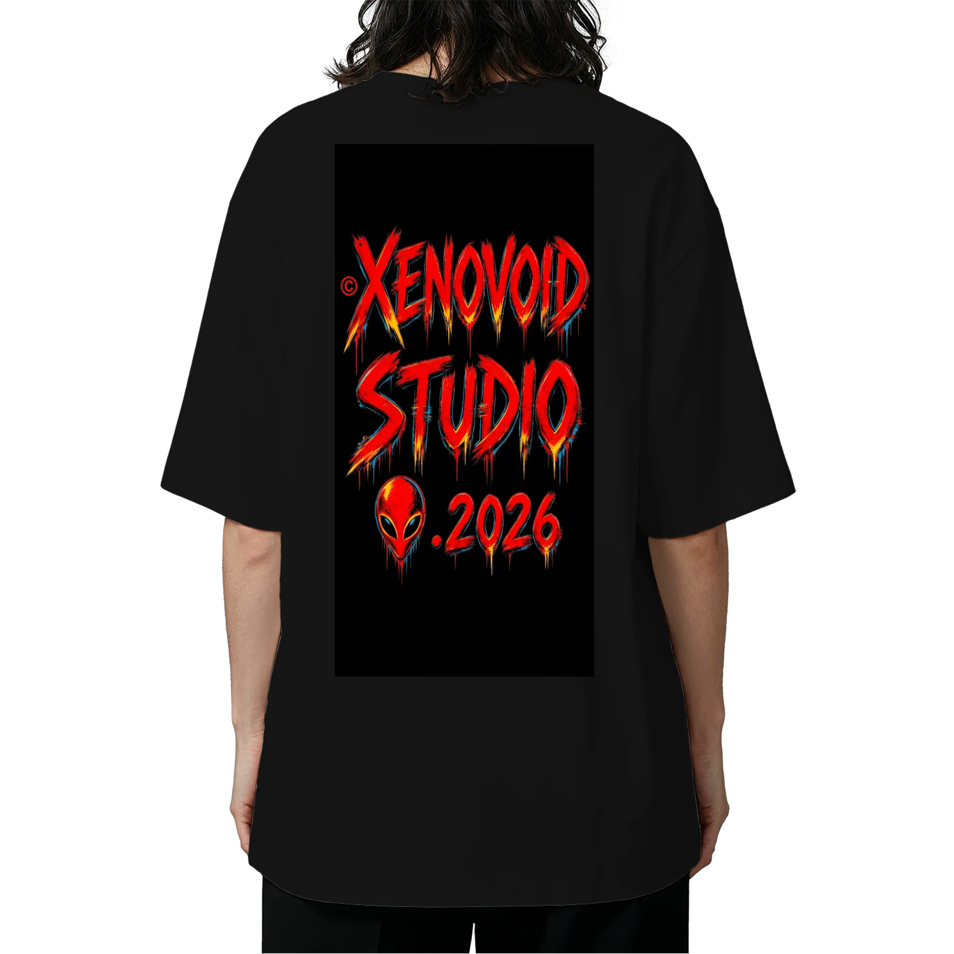 Camiseta Oversized Xenovoid Studio 👽 de Xenovoid Studio 👽 — imagem 5 de 6