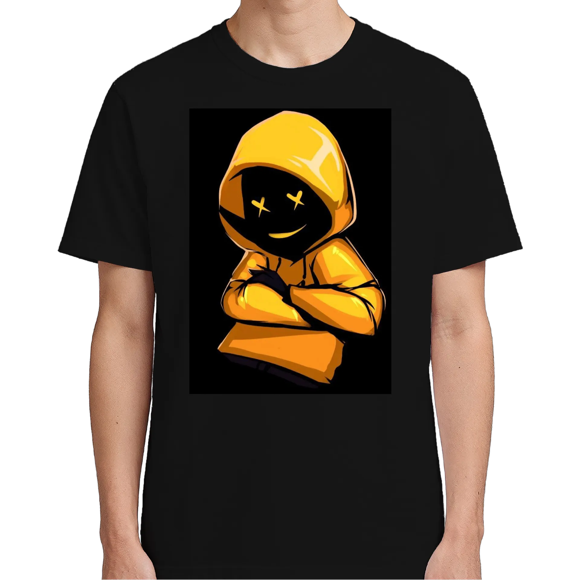 Camiseta Cabeça Amarela Encapuzada 100% Algodão - Imagem 3