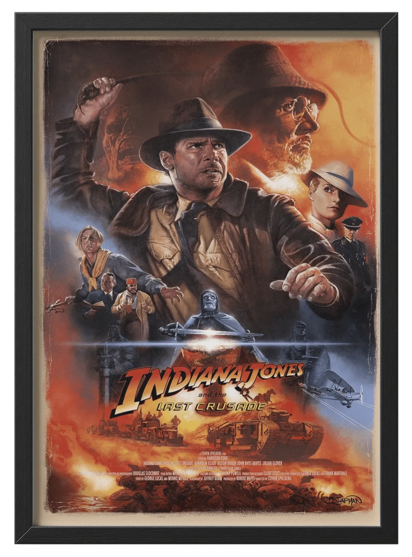 Quadro do indiana Jones de Gameon19_