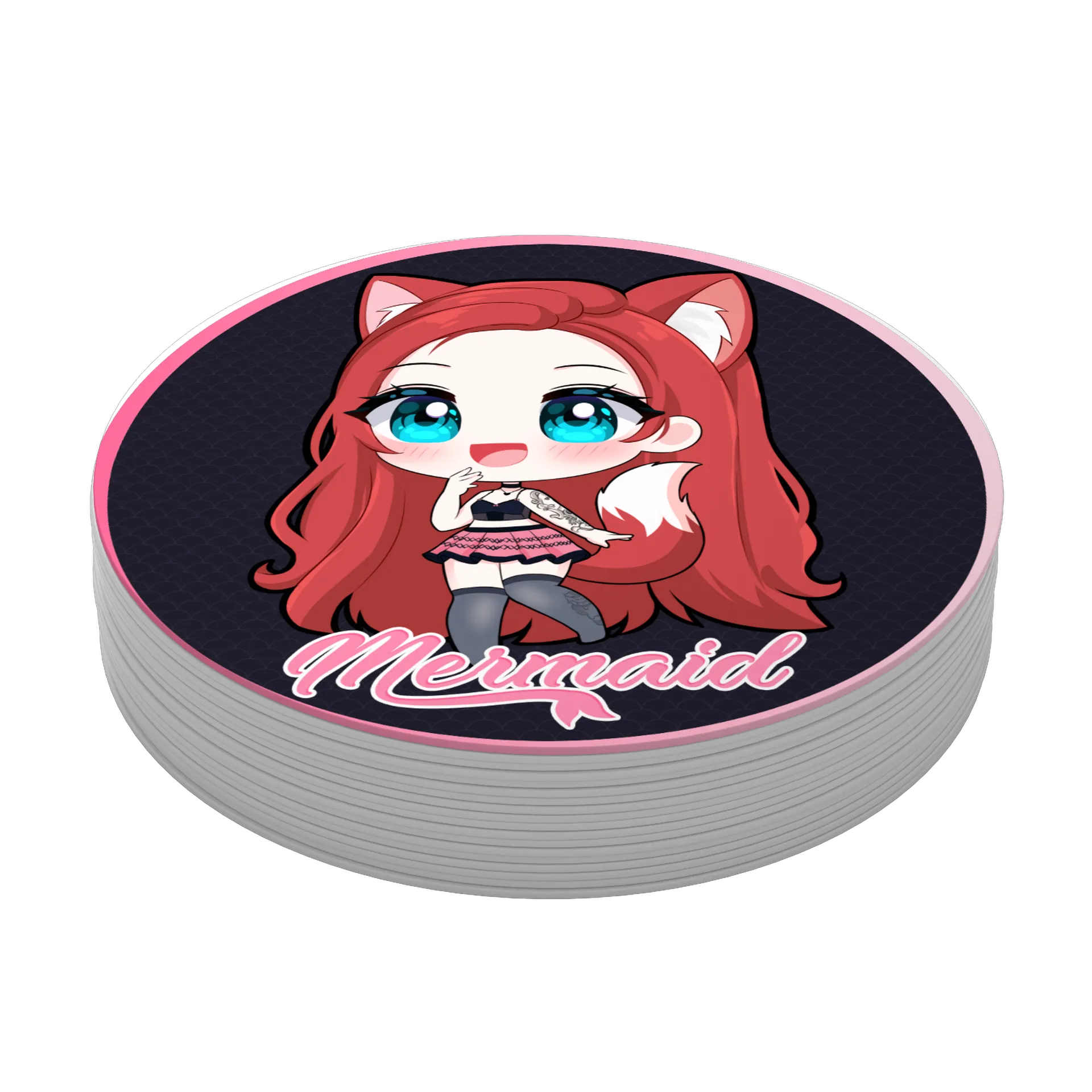 Porta-copos Mermaid 🩷 Chibi Collection ✨ de Mermaid — imagem 3 de 3