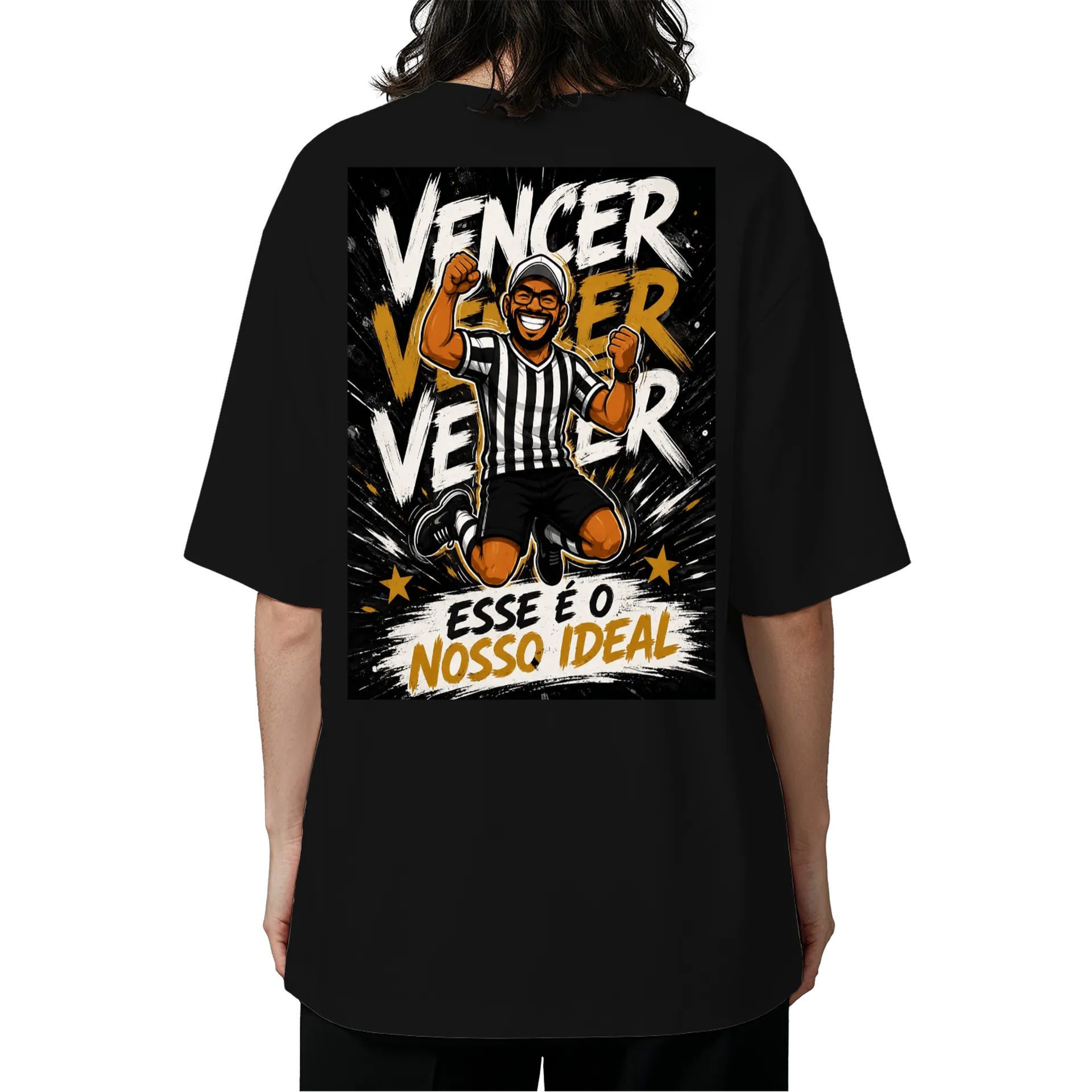 Camiseta Oversized V3 Preta de M13 STORE — imagem 5 de 6