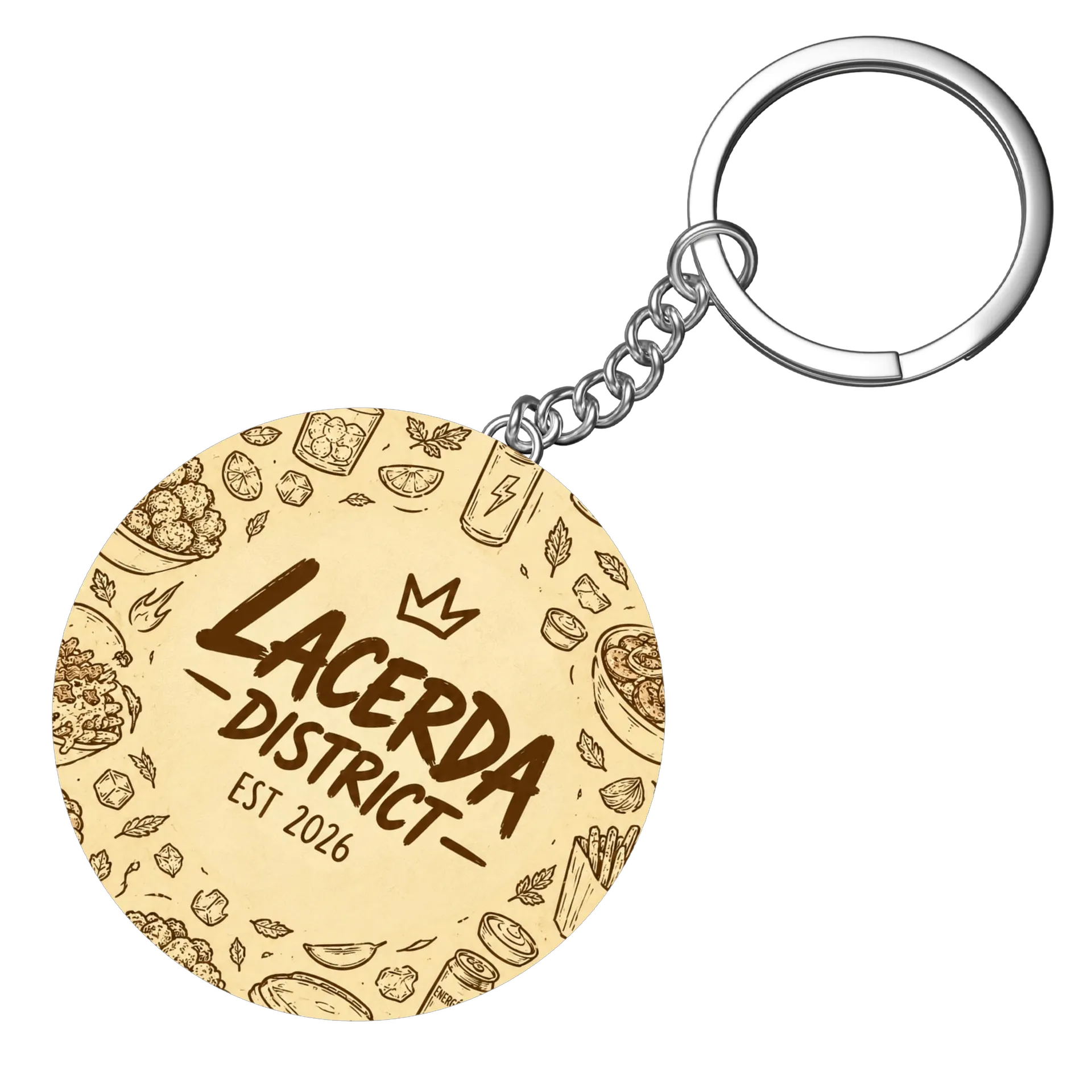 Chaveiro MDF Lacrda District Est 2026 de Universe Garage — imagem 3 de 3