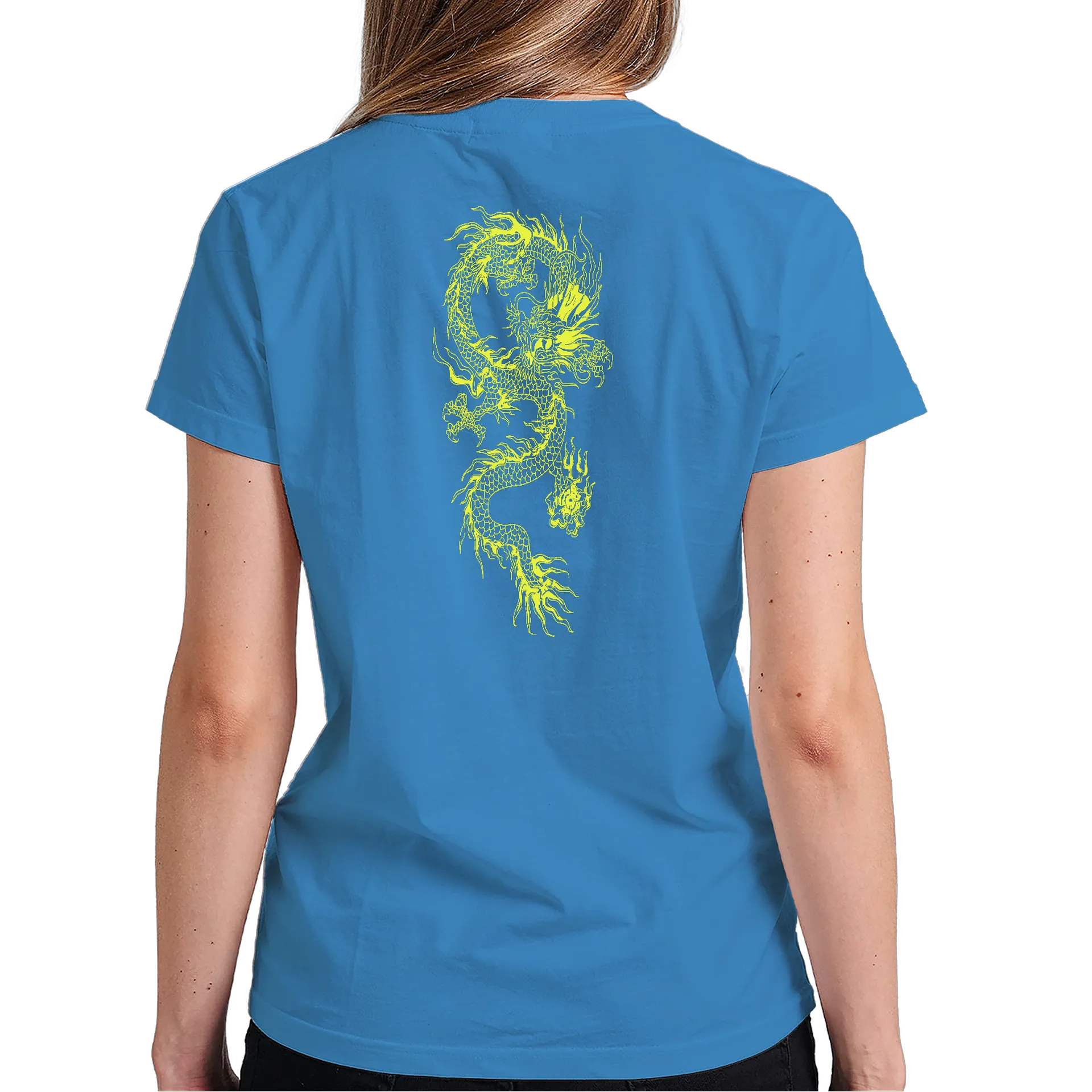 Camiseta Dragão Amarelo 100% Algodão - Imagem 6