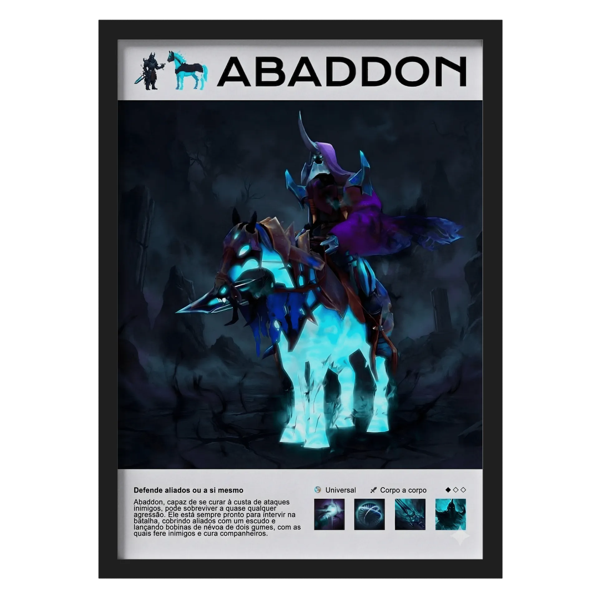 Quadro A3 Abbadon Personalizado - Imagem 1