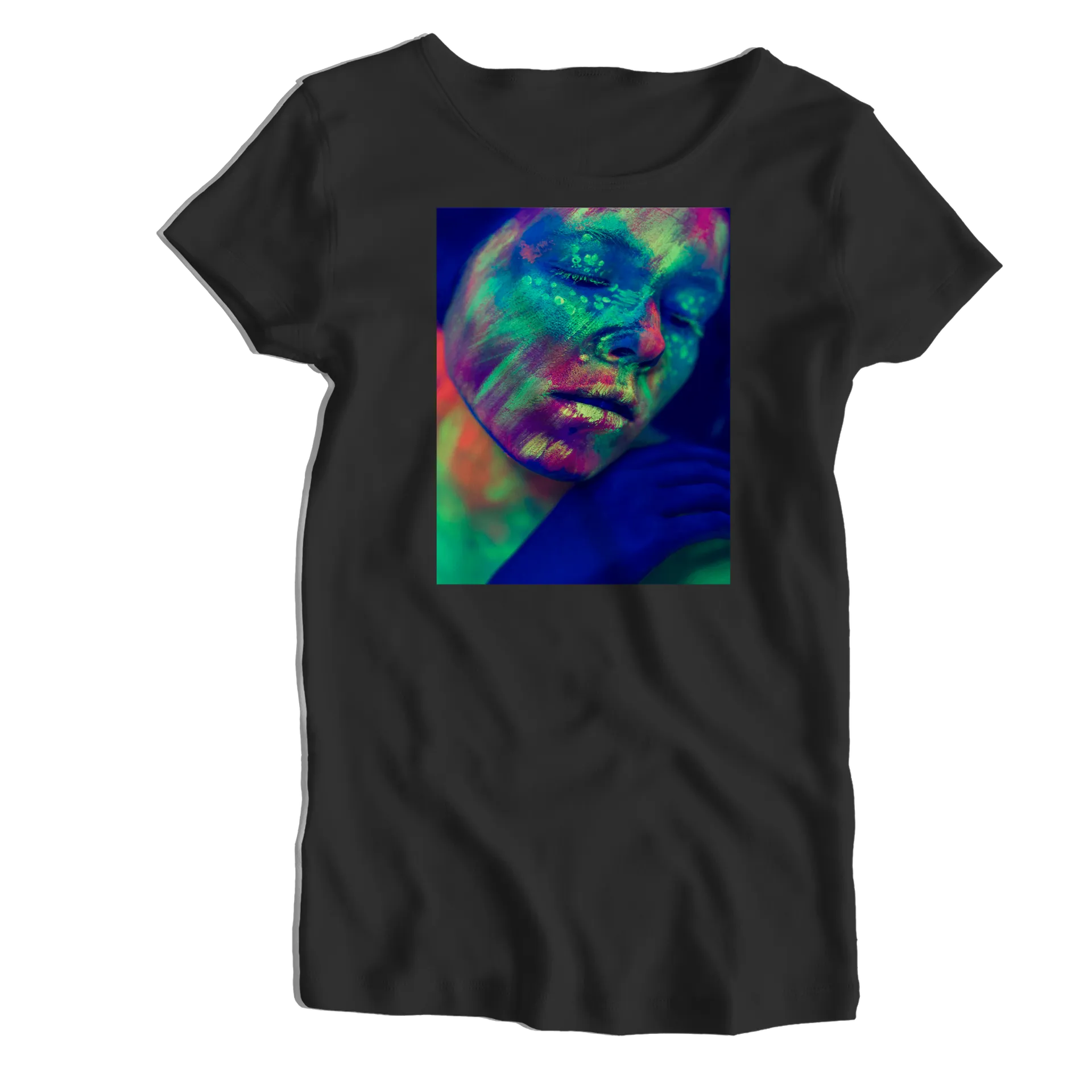 Camiseta Babylook Estampa Colorida 100% Algodão de Danny loven
