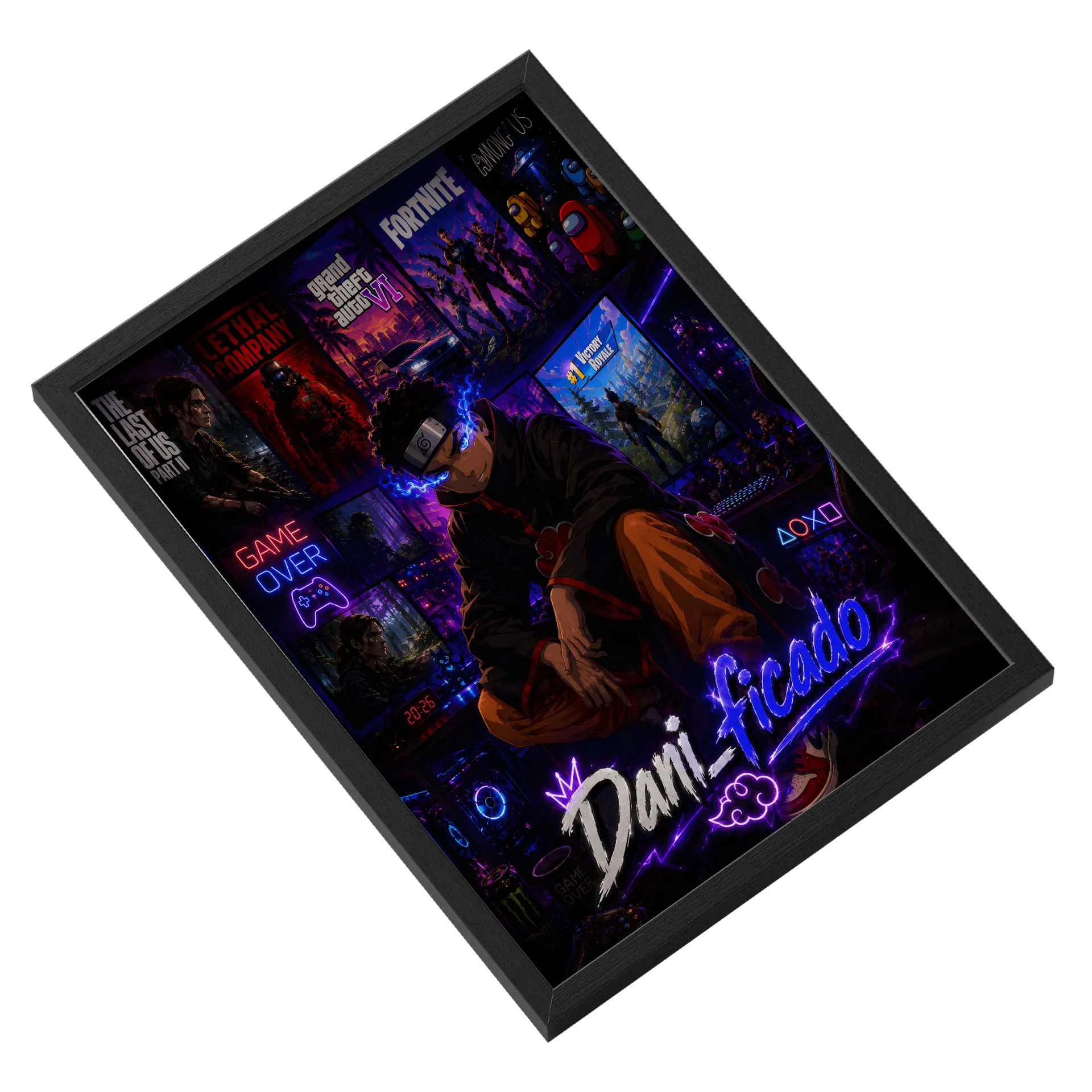 Quadro A3 personalizado Com Vidro de Dani_ficado — imagem 2 de 3