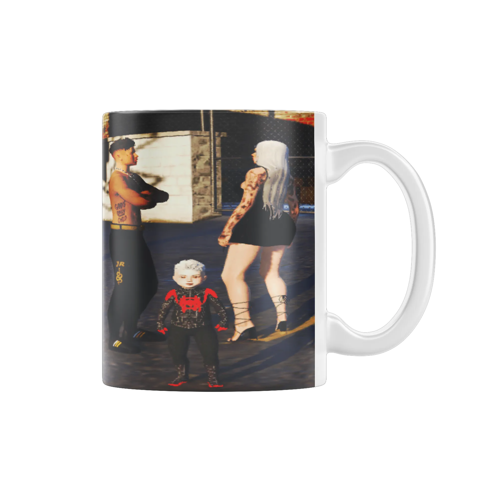Caneca pai e mae e ravi - Imagem 1