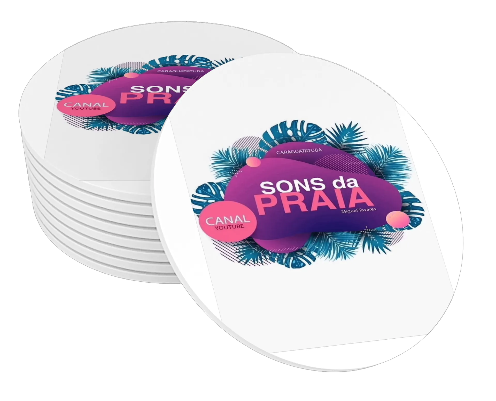 Porta-copos personalizado de Miguel Tavares