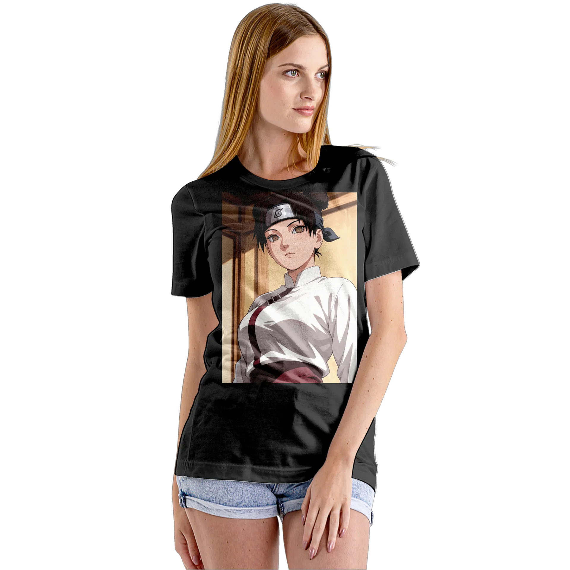 Camiseta Babylook Personagem de Anime Estilo Cartoon 100% - Imagem 5